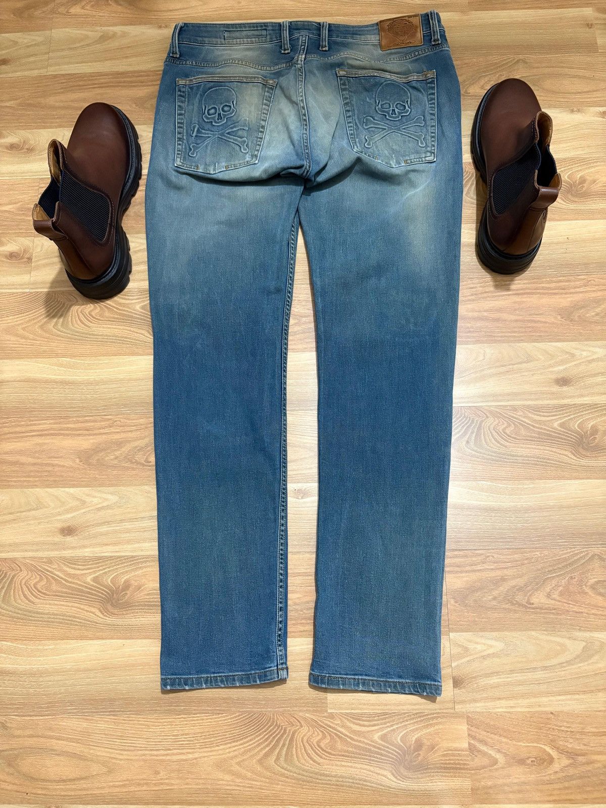 Ed Hardy Ed Hardy Dagger Vintage Jeans (Slim Fit) Size US 34 / EU 50 - 2 Thumbnail