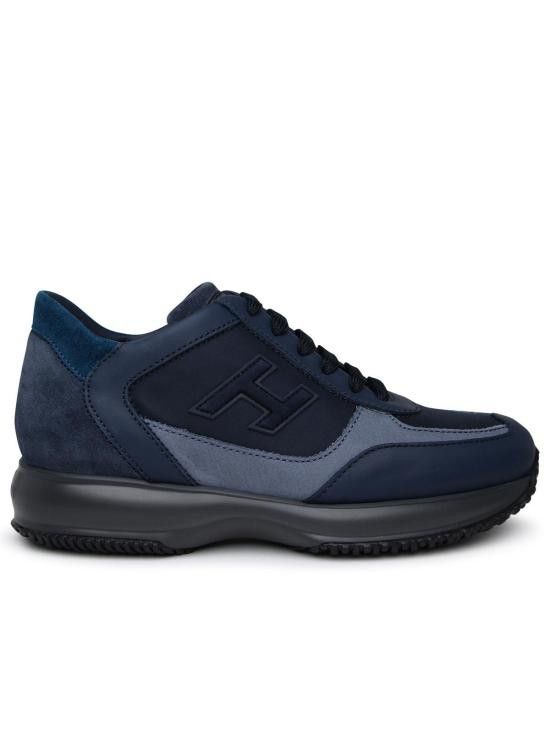 Hogan HOGAN Men Sneakers HXM00N0Q101QBW8P32 Blue Size US 5.5 / EU 38 - 1 Thumbnail