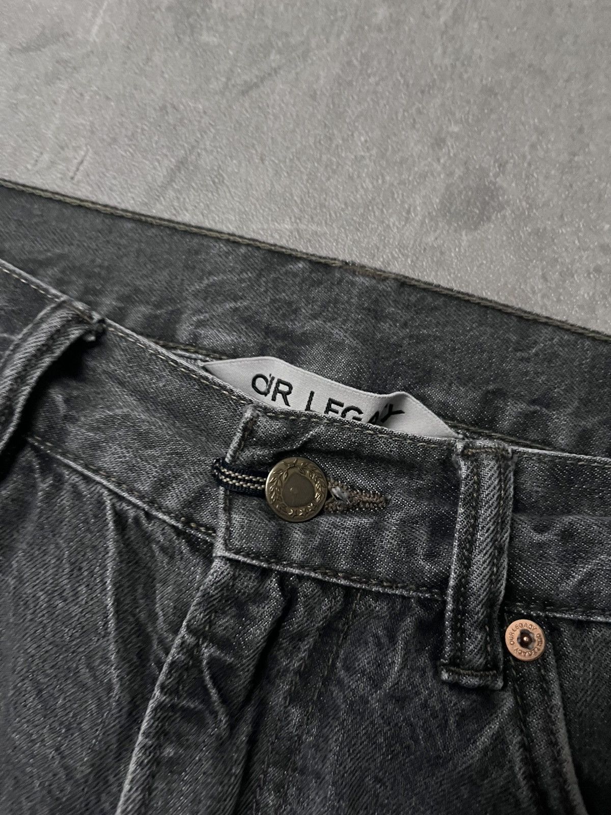 Our Legacy Our Legacy 2nd Cut grey wash denim jeans Size US 31 - 6 Thumbnail