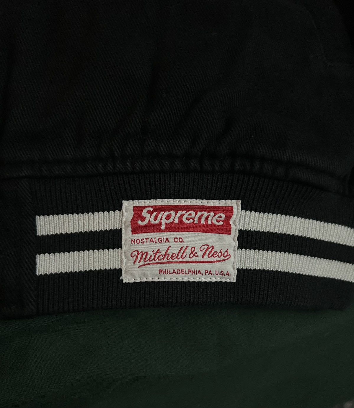 Mitchell & Ness × Supreme Supreme Mitchell & Ness Doughboy Twill Varsity Jacket Medium Size US M / EU 48-50 / 2 - 8 Thumbnail