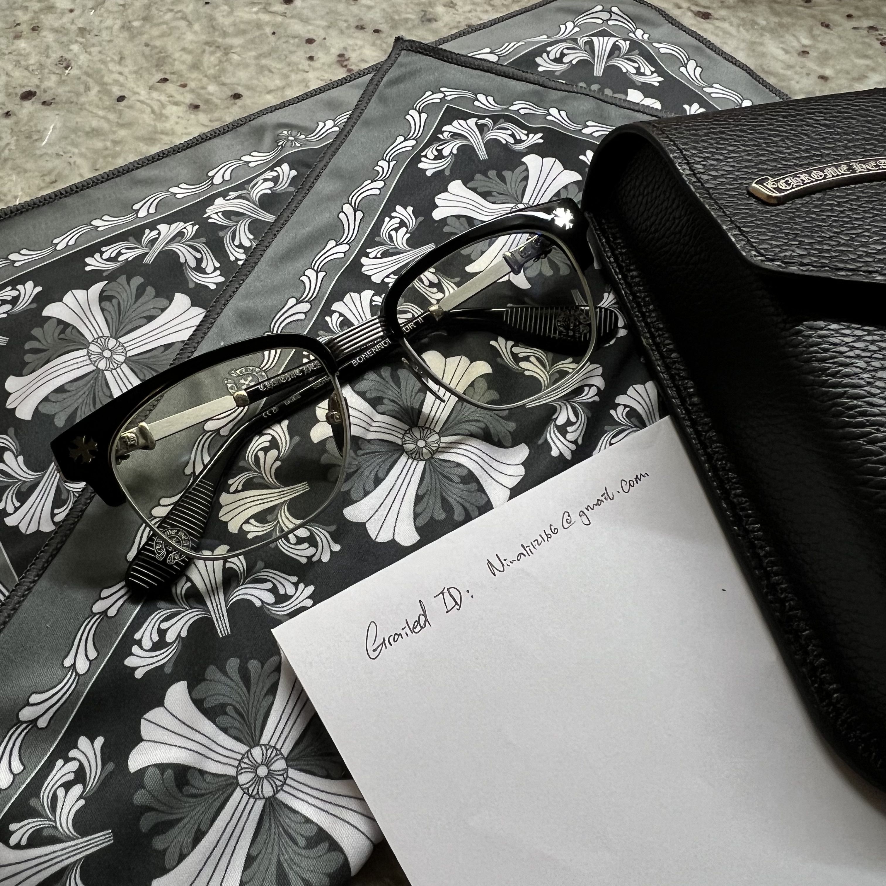 Chrome Hearts Chrome Hearts Glasses BONENNOISSEUR II Size ONE SIZE - 1 Thumbnail