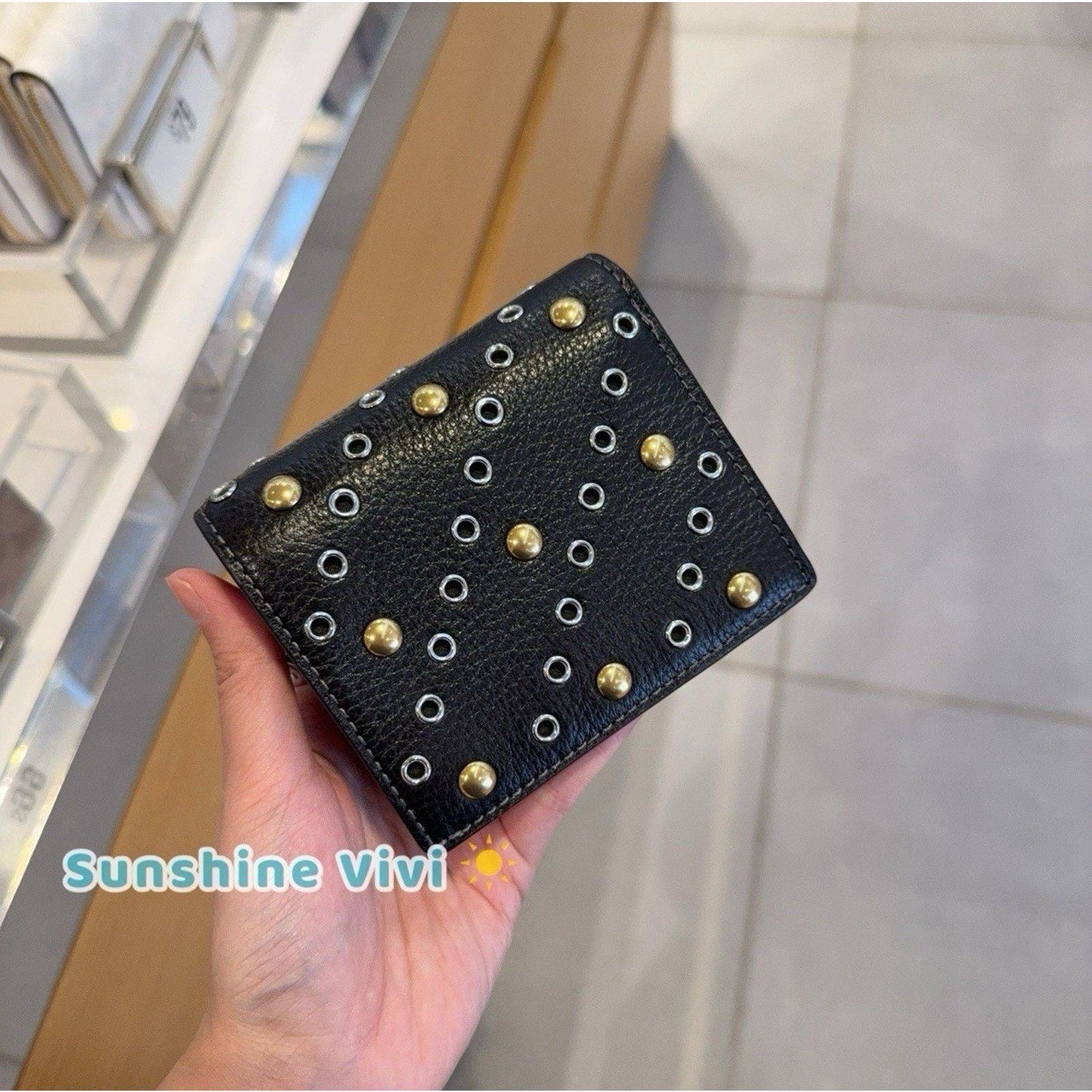 Coach NWT Bundle Coach Mini Klare Rivets CCE10 & CCL78 Snap Wallet Size ONE SIZE - 11 Thumbnail