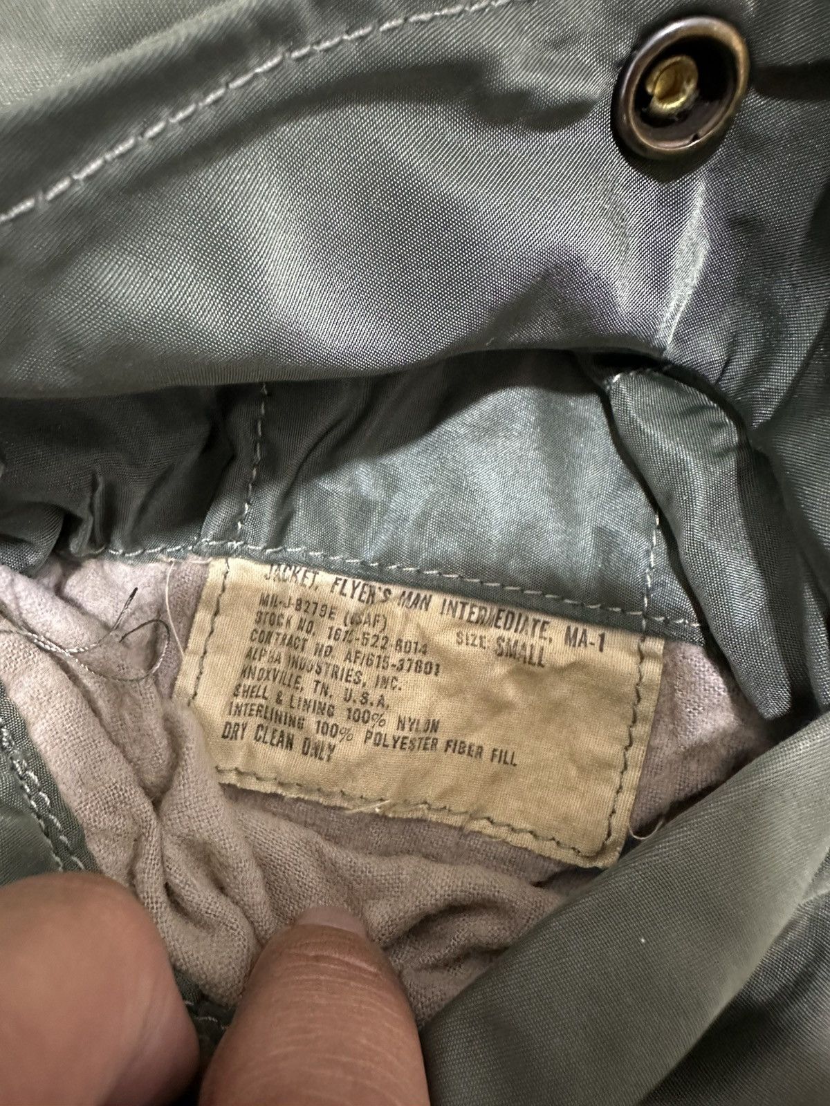 Alpha Industries Vintage ALPHA INDUSTRIES Ma-1 Flight Jacket Bomber 303Rd Size US S / EU 44-46 / 1 - 3 Thumbnail