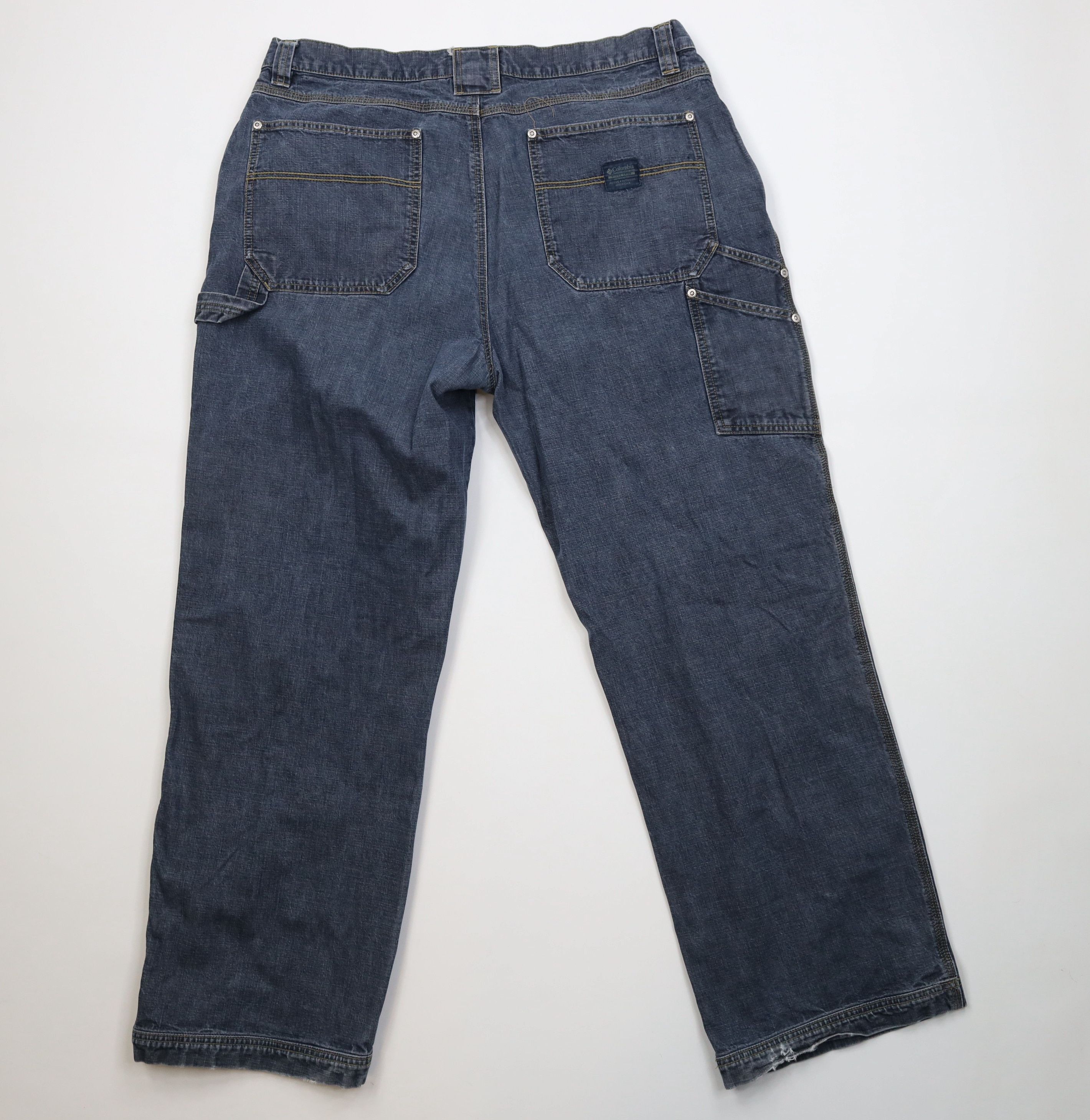 Columbia Vintage Y2K Columbia Baggy Wide Leg Denim Jeans Blue Cotton Size US 40 / EU 56 - 10 Thumbnail