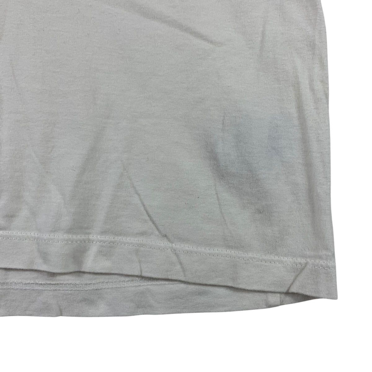 Moncler MONCLER v neck white ringer tee Size US M / EU 48-50 / 2 - 9 Thumbnail