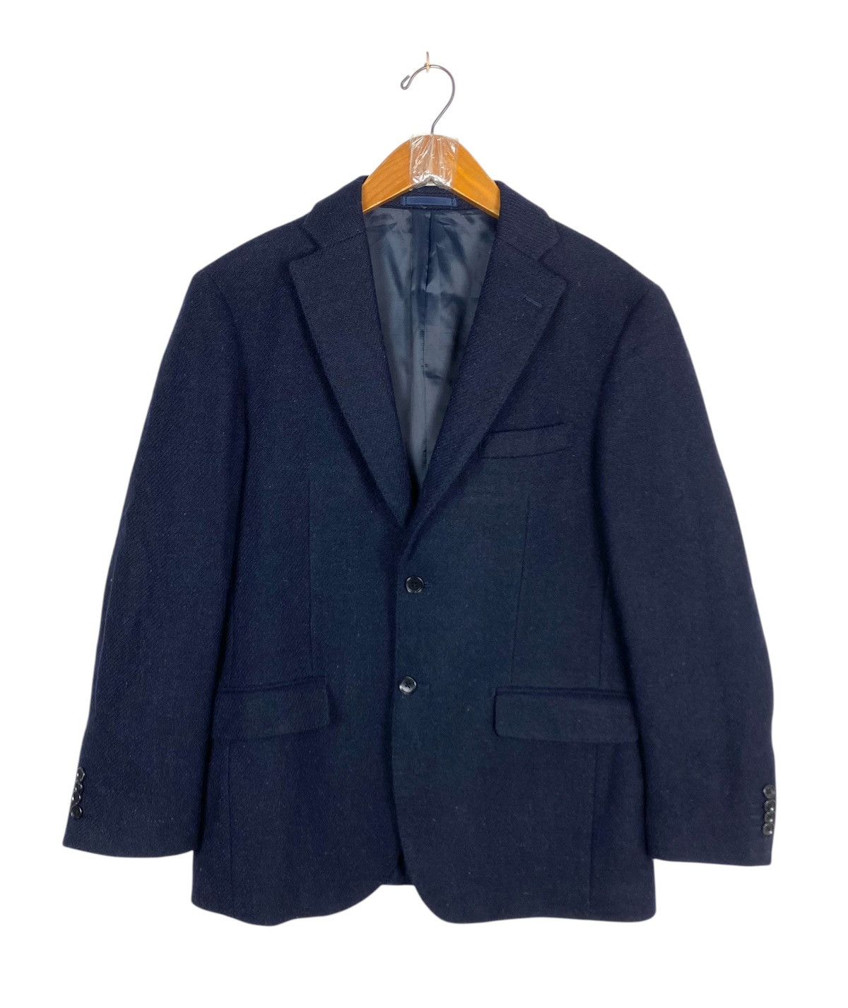 Harris Tweed Rare‼️ Le Chic Hand Woven Harris Tweet Wool Coat Size US M / EU 48-50 / 2 - 1 Thumbnail