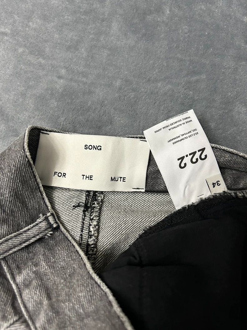 Song For The Mute Song For The Mute straight-leg denim pants Size US 34 / EU 50 - 5 Thumbnail