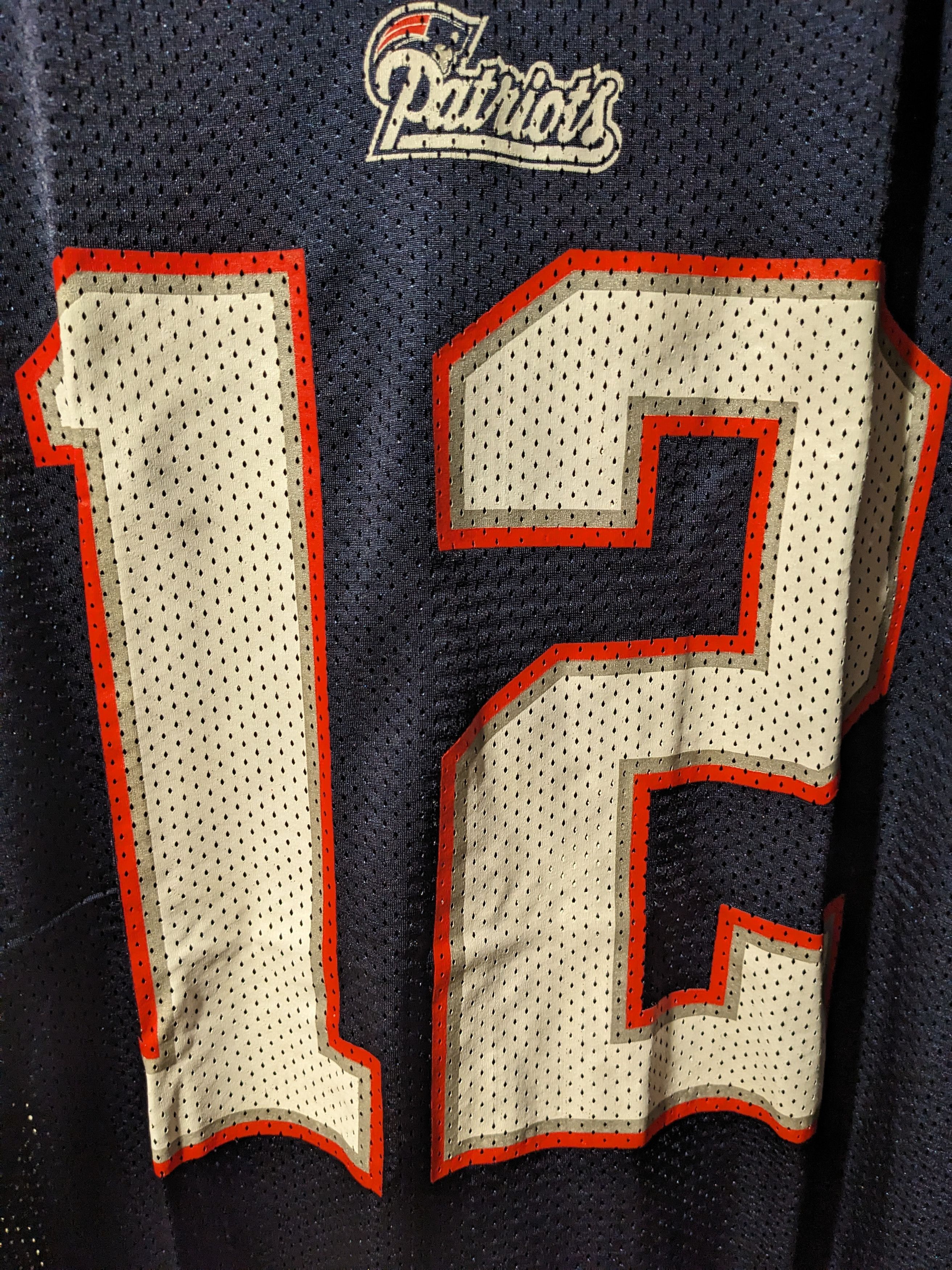 NFL Vintage Y2K New England Patriots Tom Brady NFL Jersey Size US L / EU 52-54 / 3 - 6 Thumbnail