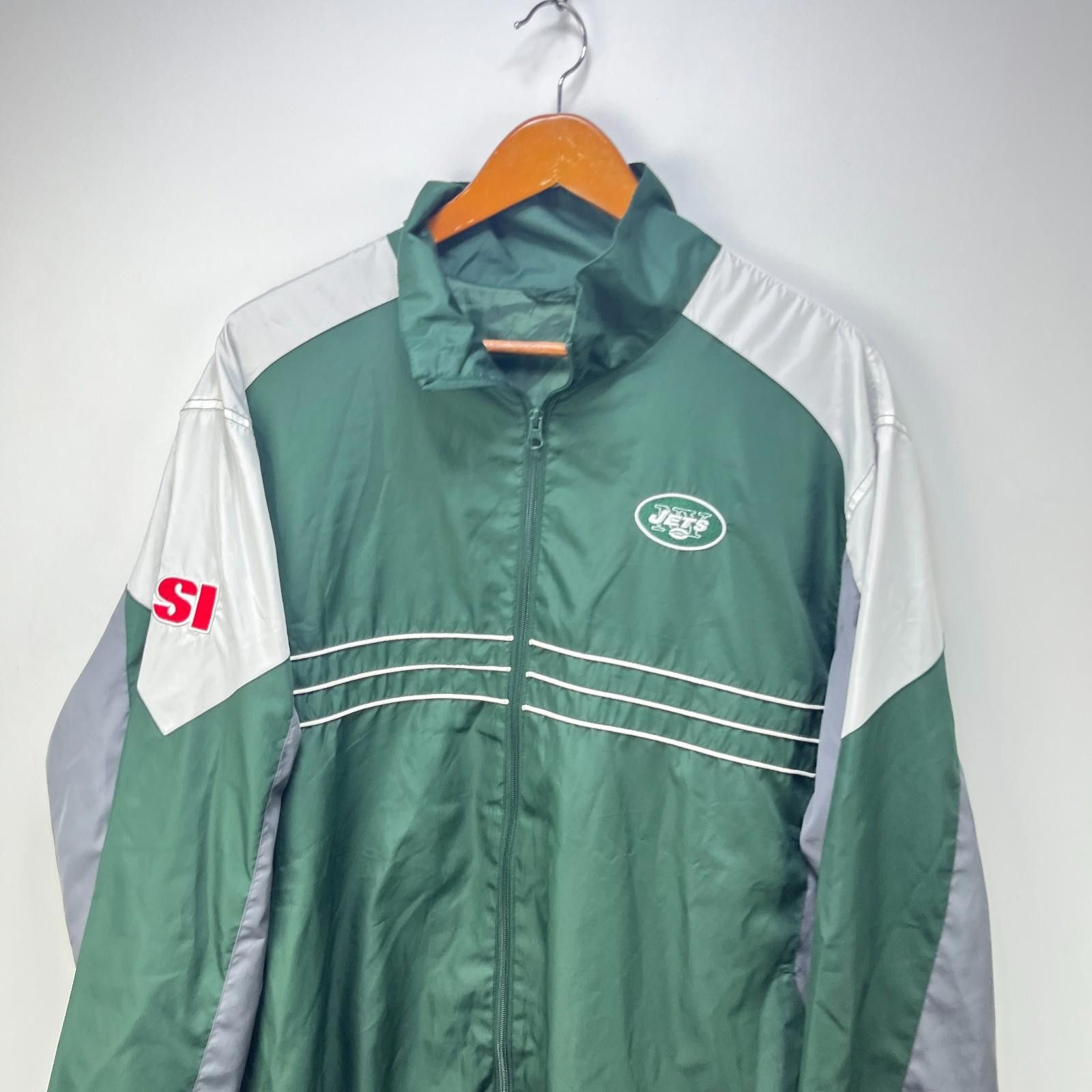 Other Vintage New York Jets Windbreaker Jacket 2XL Size ONE SIZE - 2 Thumbnail