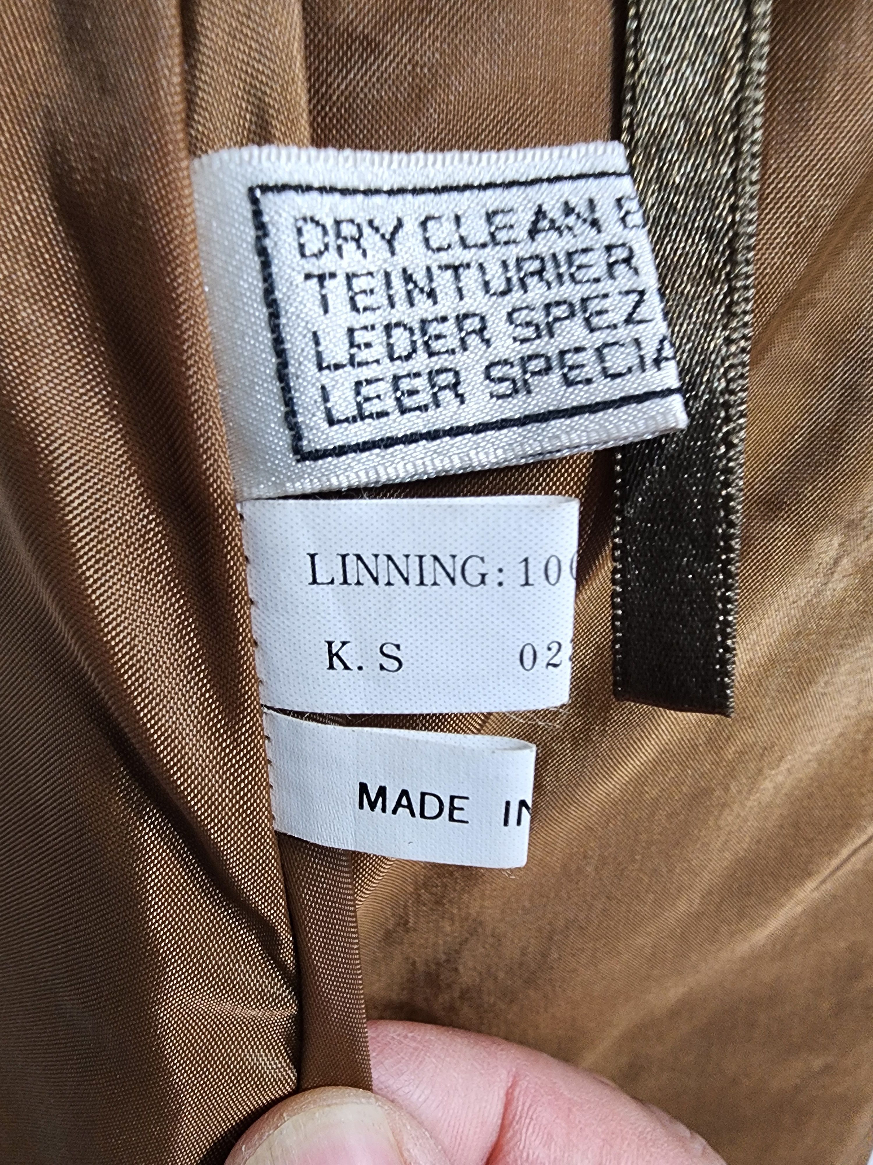 Other Brown Leather Skirt Size 31" - 8 Thumbnail