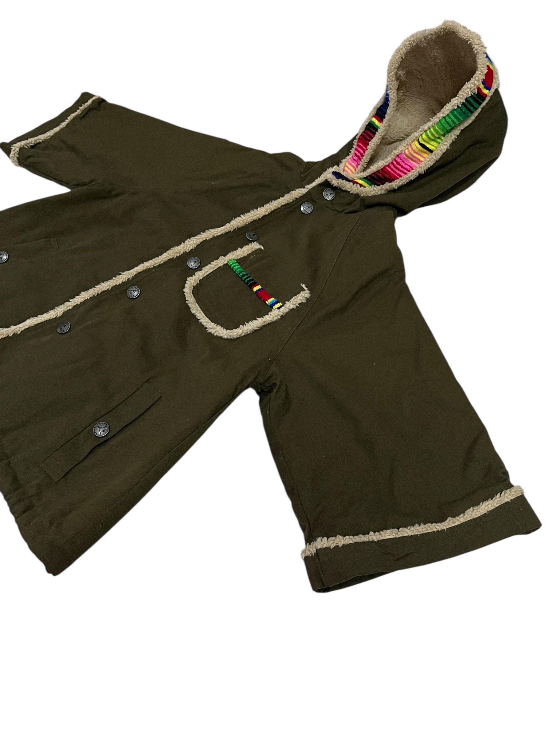Japanese Brand Titicaca Sherpa Lined Hooded Jacket Size S / US 4 / IT 40 - 4 Thumbnail