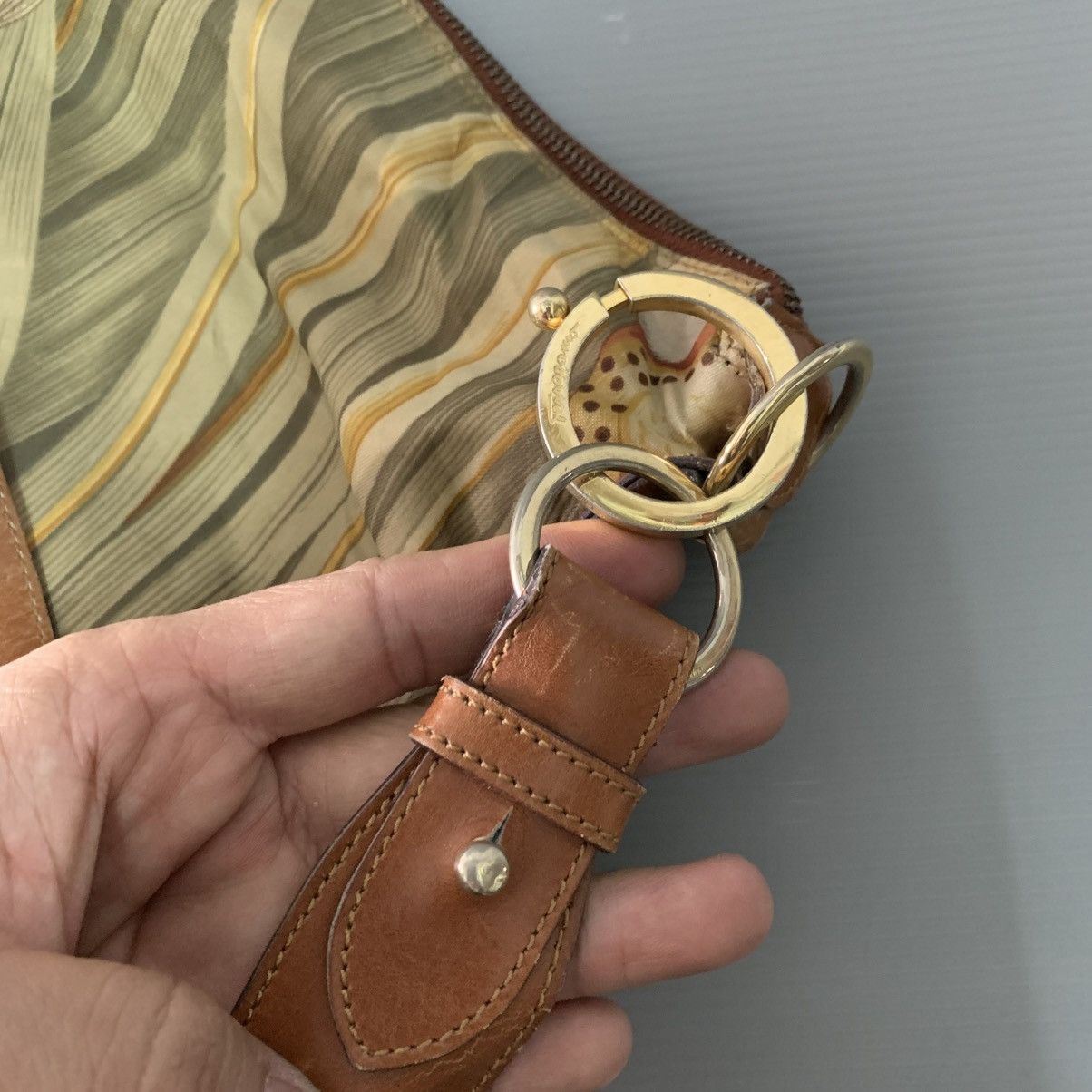 Salvatore Ferragamo Salvatore Ferragamo Flora Vintage Bag Size ONE SIZE - 8 Thumbnail