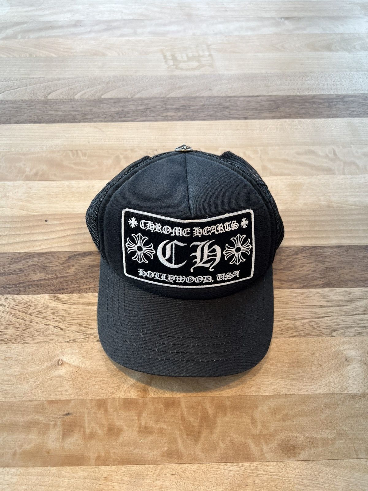 Chrome Hearts Chrome Hearts CH Hollywood Trucker Hat Size ONE SIZE - 1 Thumbnail