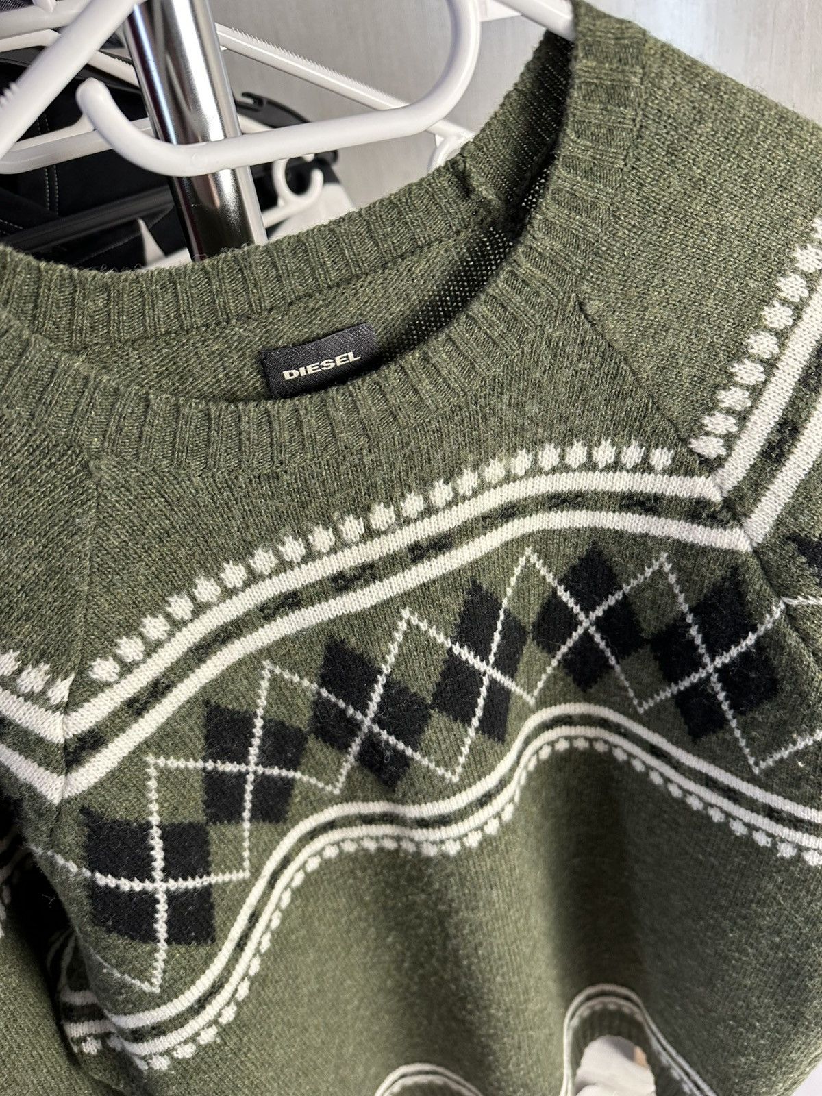 Diesel Vintage Diesel sweater bandits y2k style Size US L / EU 52-54 / 3 - 2 Thumbnail