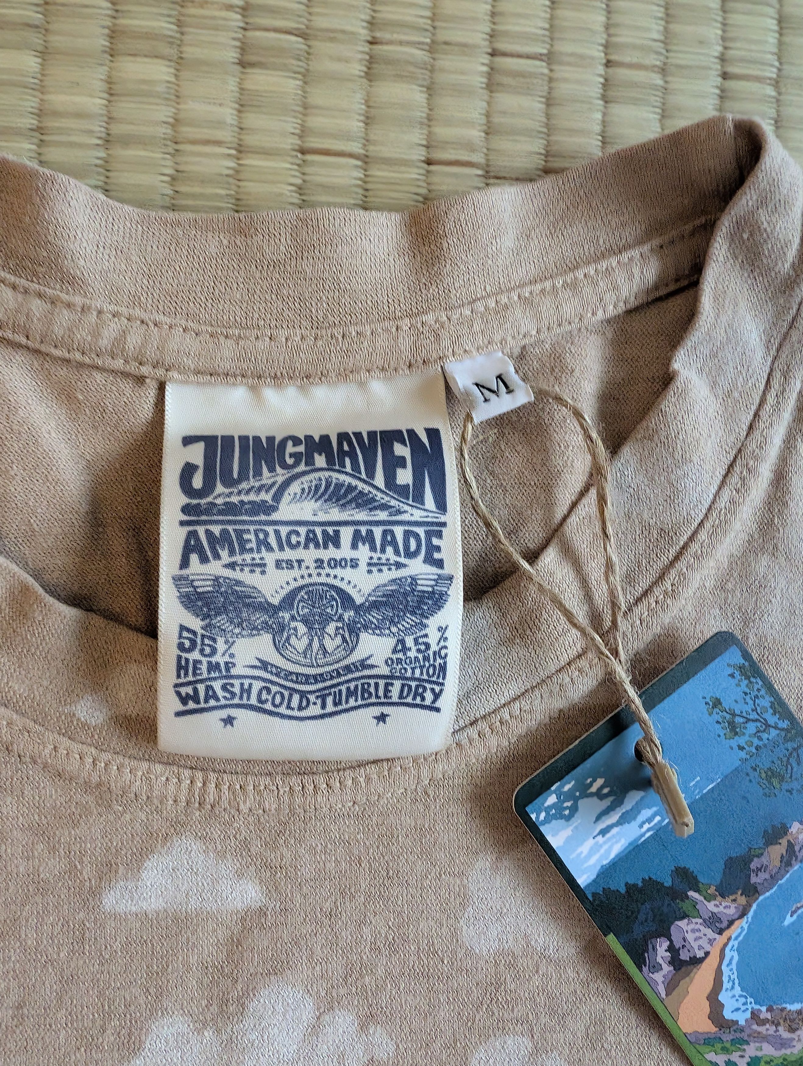 Jungmaven NWT RARE Jungmaven Clouds Jung Hemp T-shirt Made in USA Size US M / EU 48-50 / 2 - 3 Thumbnail