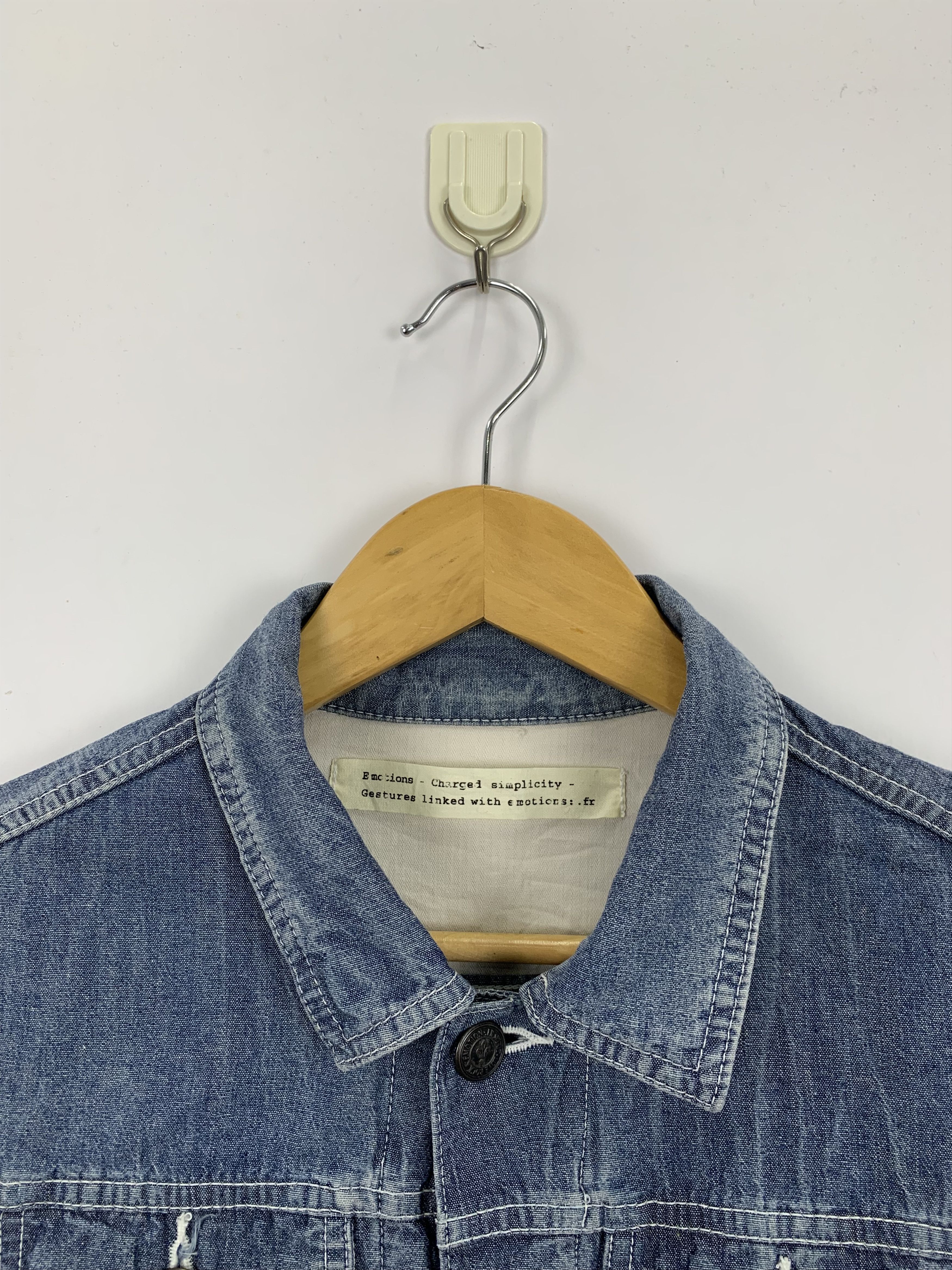 Japanese Brand Vintage Japanese Brand Trucker Denim Jacket J1003 Size US M / EU 48-50 / 2 - 7 Thumbnail