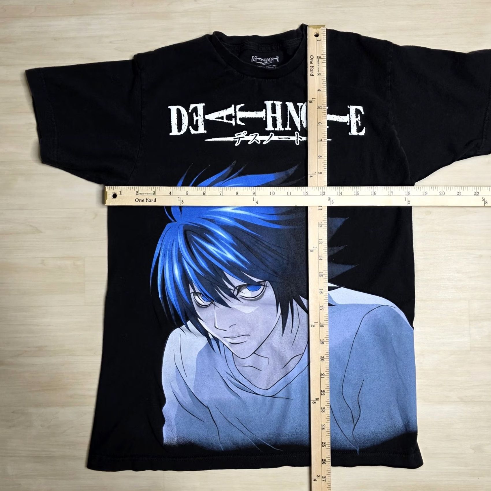 Vintage Anime Death Note Graphic Shirt Black Medium Mens Large Print Viz Media Size US M / EU 48-50 / 2 - 3 Thumbnail