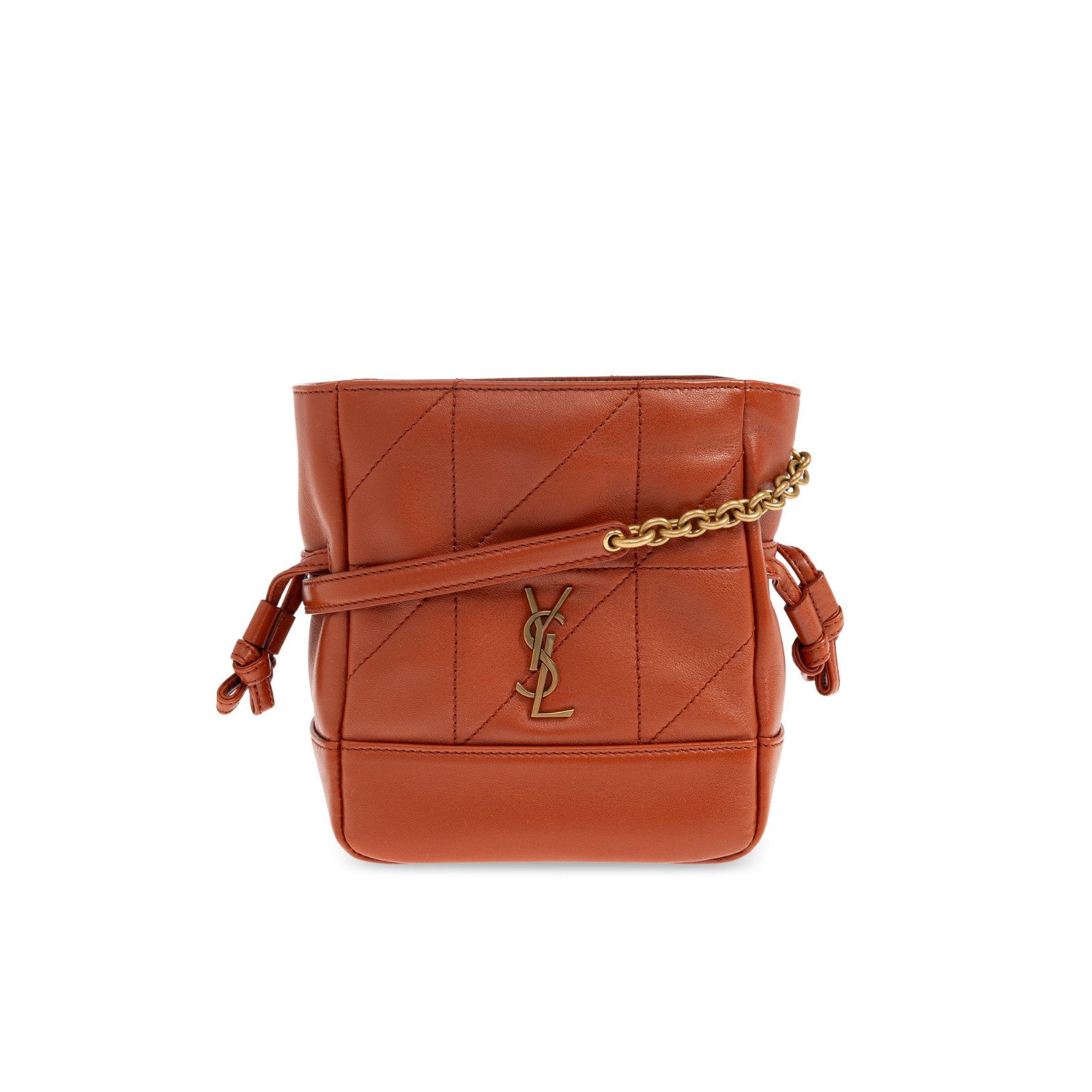 AMI SAINT LAURENT Jamie Mini $2450 Orange Pouch Bag New & Authen Size ONE SIZE - 1 Thumbnail