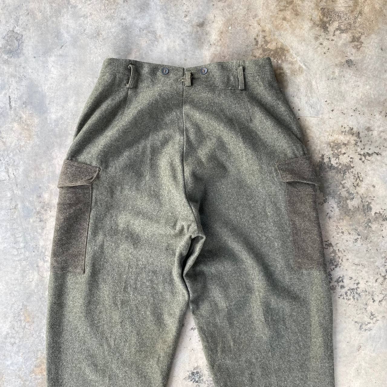 Vintage Extreme Rare Authentic WWI 1918 Military Wool Trousers Size US 34 / EU 50 - 5 Thumbnail