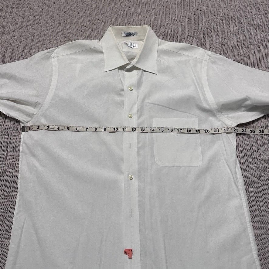 Paul Fredrick Paul Fredrick white short sleeve button down size 17 Size US XL / EU 56 / 4 - 5 Thumbnail