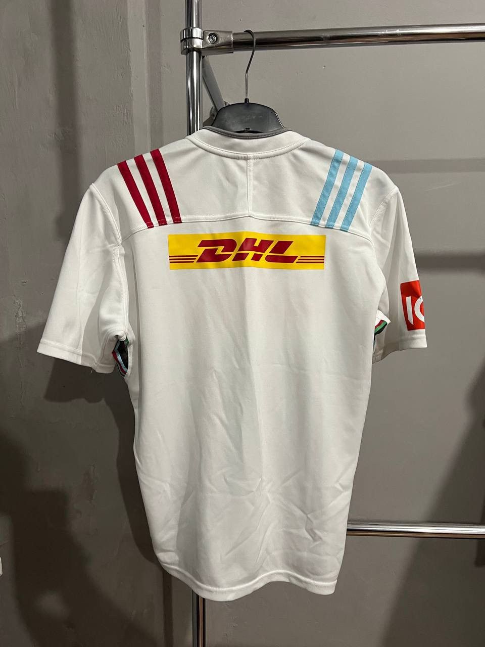 Adidas 2015/16 HARLEQUINS AWAY RUGBY UNION SHIRT JERSEY SIZE L MENS Size US L / EU 52-54 / 3 - 12 Thumbnail
