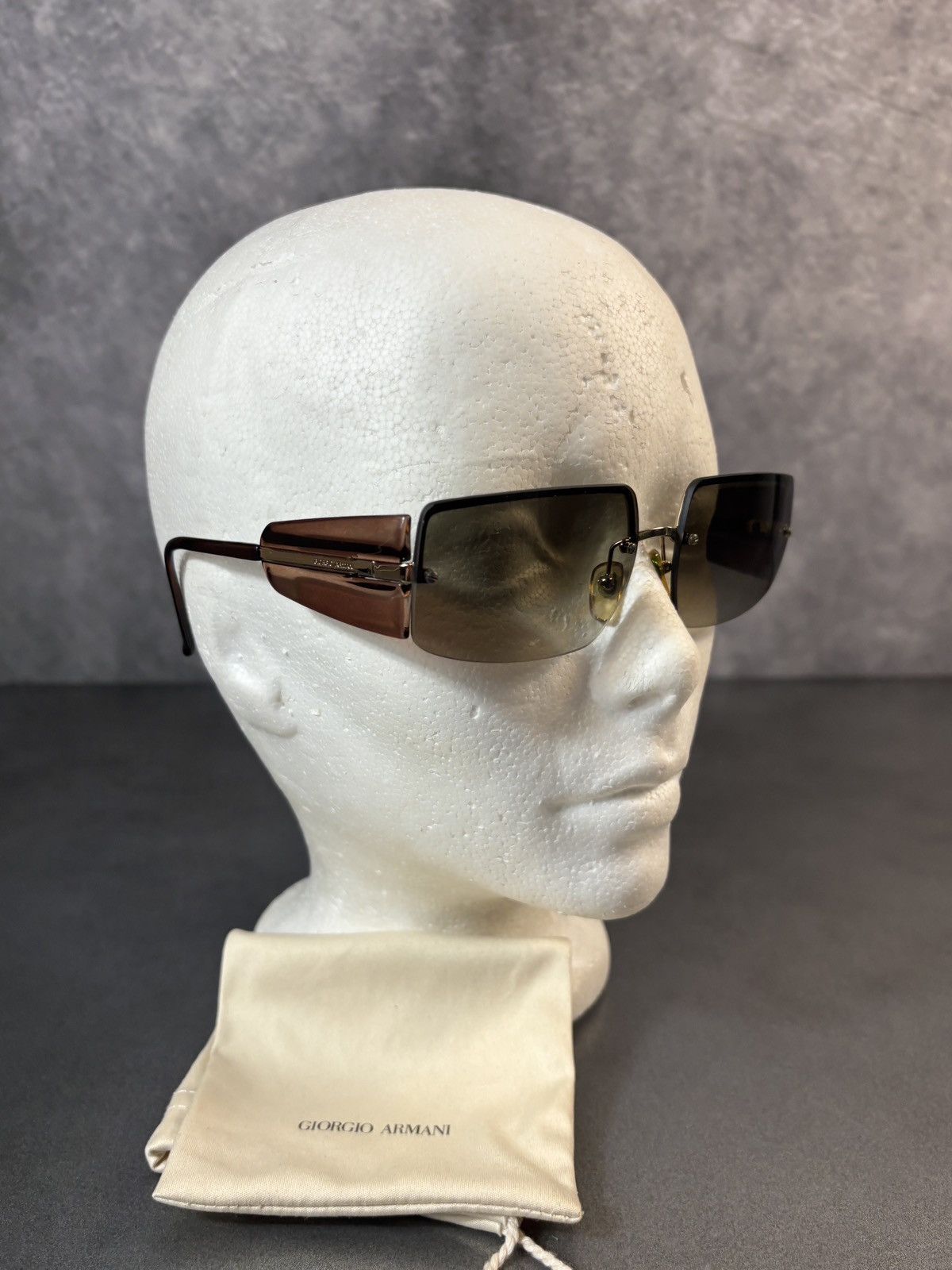 Giorgio Armani 2001 Giorgio Armani Sunglasses GA 1525 1990s Vintage Sides Size ONE SIZE - 22 Thumbnail