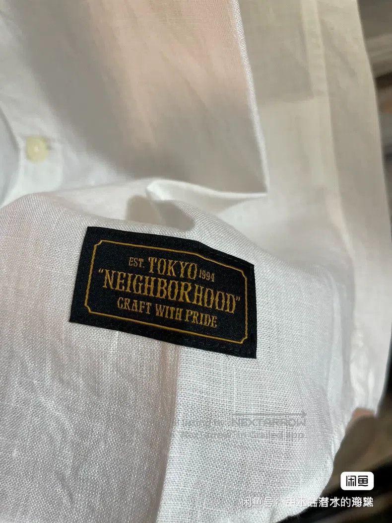 Neighborhood Neighborhood Gold Label White Short Sleeve Shirt, M Size Size US M / EU 48-50 / 2 - 4 Thumbnail