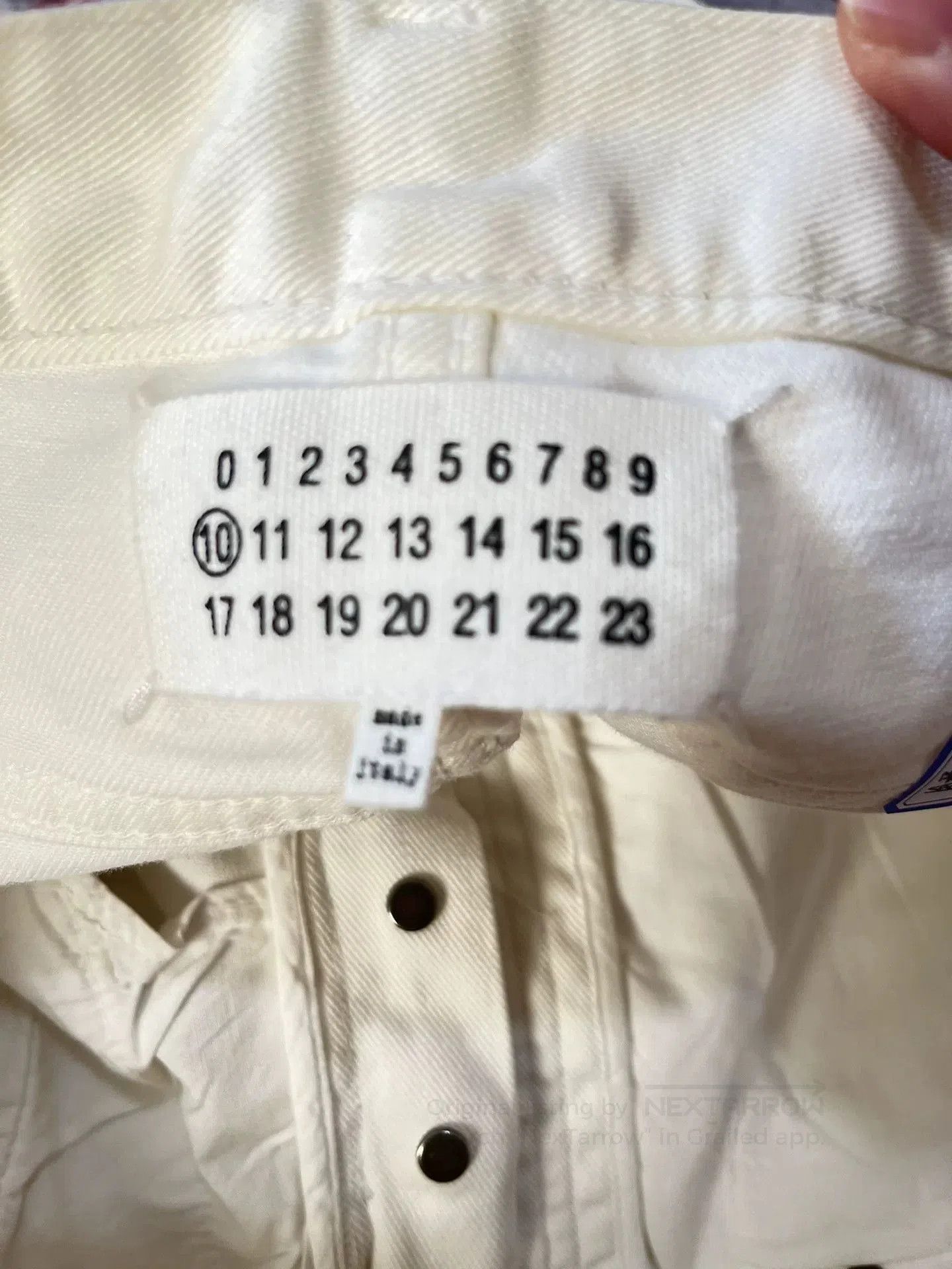 Maison Margiela Maison Margiela White Jeans. Size US 34 / EU 50 - 2 Thumbnail