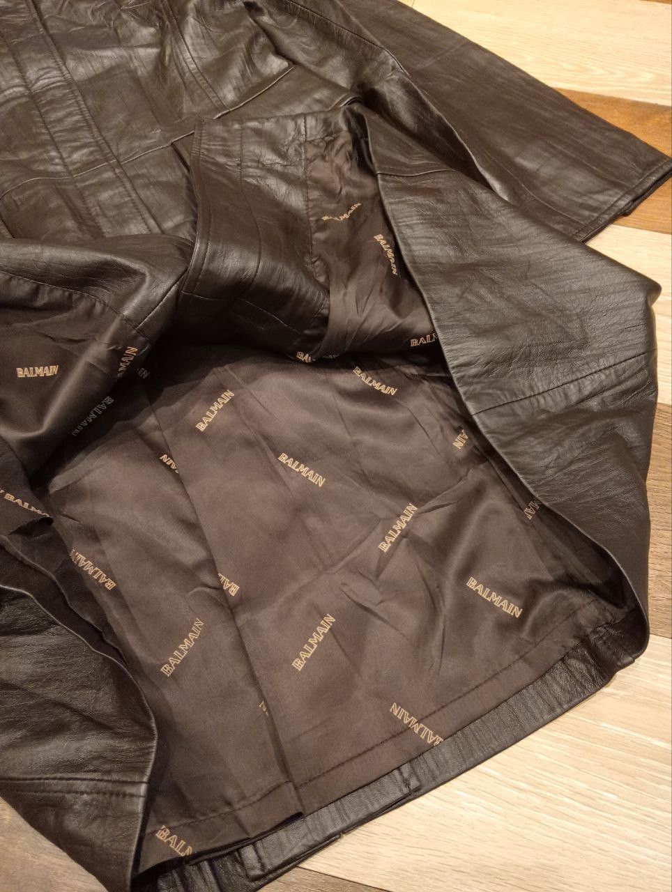Balmain VINTAGE BALMAIN LONG LEATHER JACKET - SIZE 11 Size S / US 4 / IT 40 - 8 Thumbnail