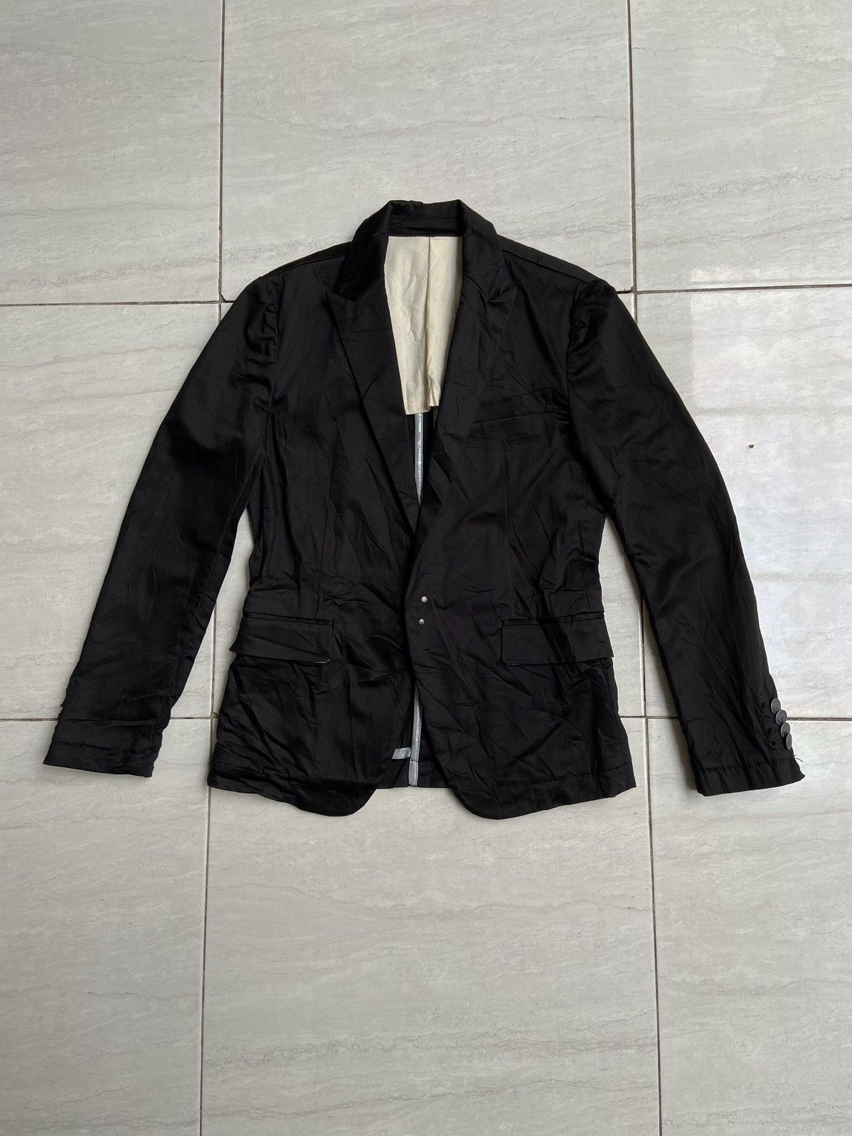 Japanese Brand × Vanquish VANQUISH GOLD Black Suit Blazer Size US XS / EU 42 / 0 - 1 Thumbnail