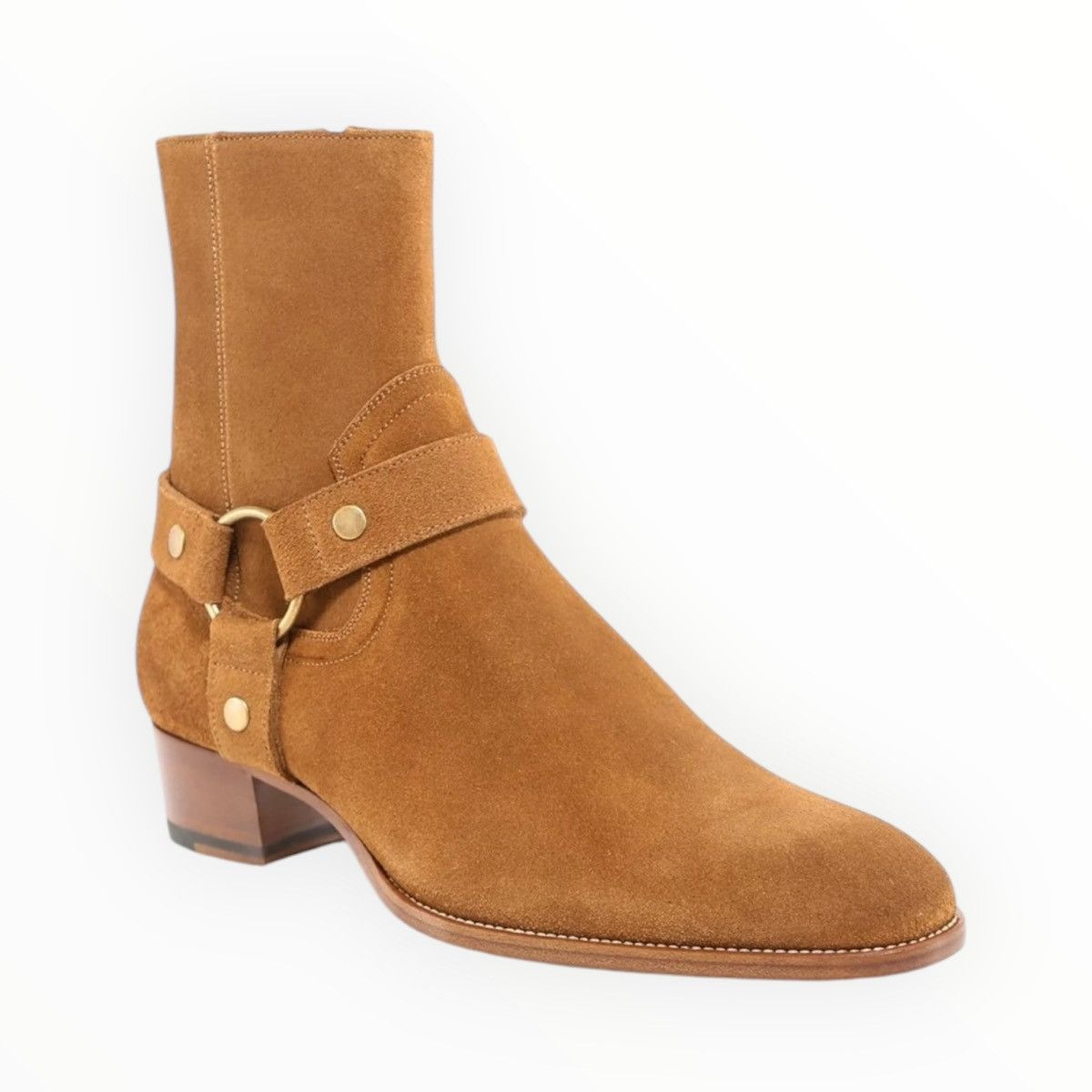 Saint Laurent Paris Saint Laurent Wyatt Harness Boots Suede Size US 6 / EU 39 - 2 Thumbnail