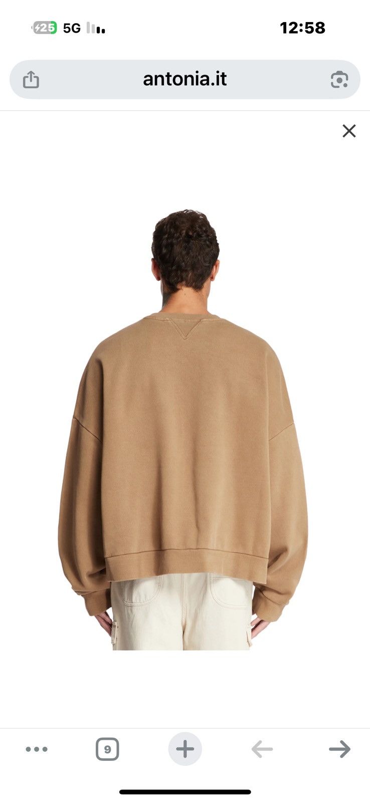 Entire Studios Brown Organic Cotton Oversized Sweatshirt Size US XL / EU 56 / 4 - 5 Thumbnail