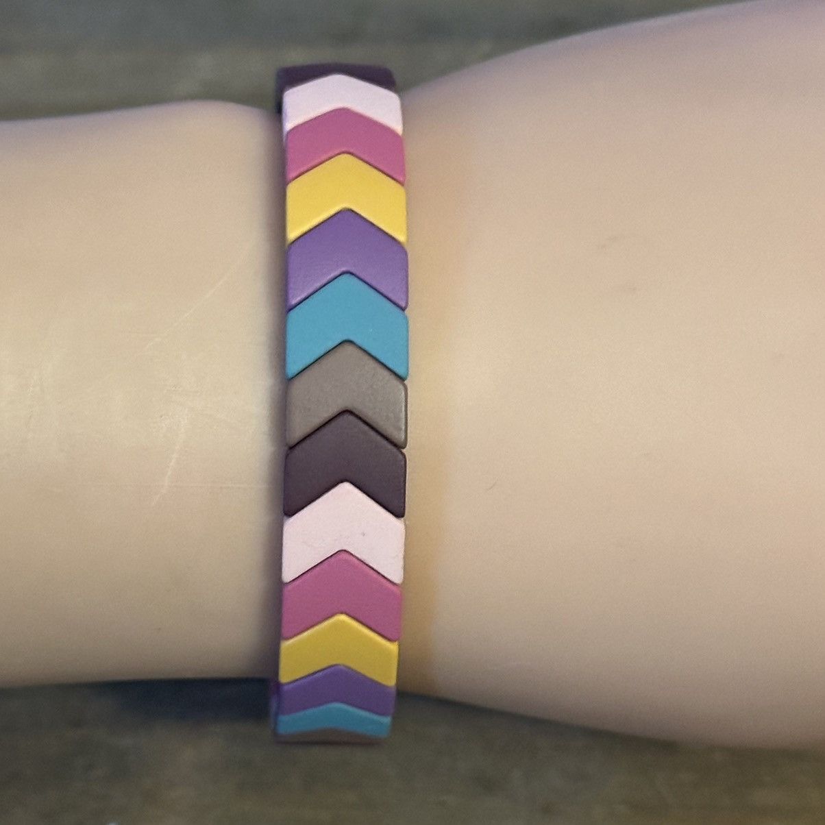 Other Frenzy multicolor chevron bead bracelet Size ONE SIZE - 3 Thumbnail
