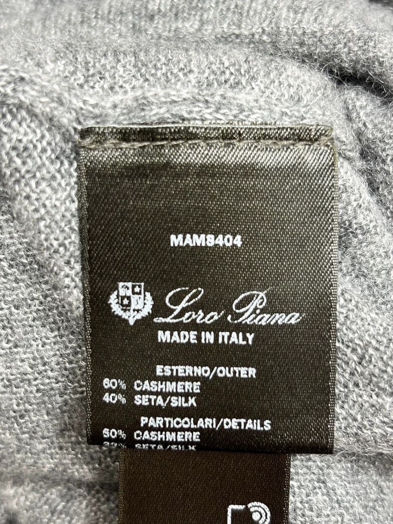 Loro Piana LORO PIANA Long sleeve polo shirt Size US XL / EU 56 / 4 - 5 Thumbnail
