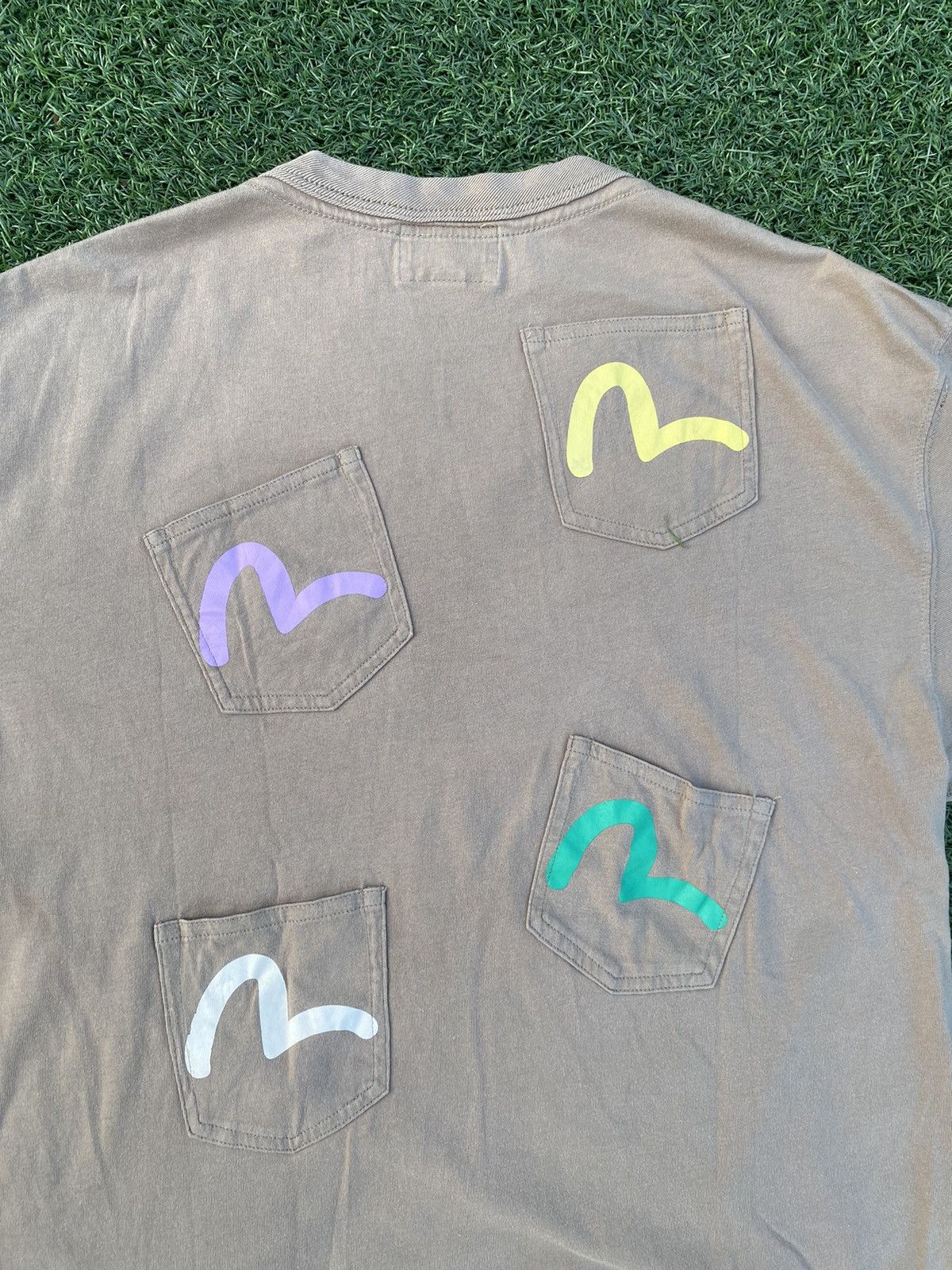 Evisu RARE T SHIRT EVISU MULTI POCKET TRAVIS SCOTT Size US L / EU 52-54 / 3 - 9 Thumbnail