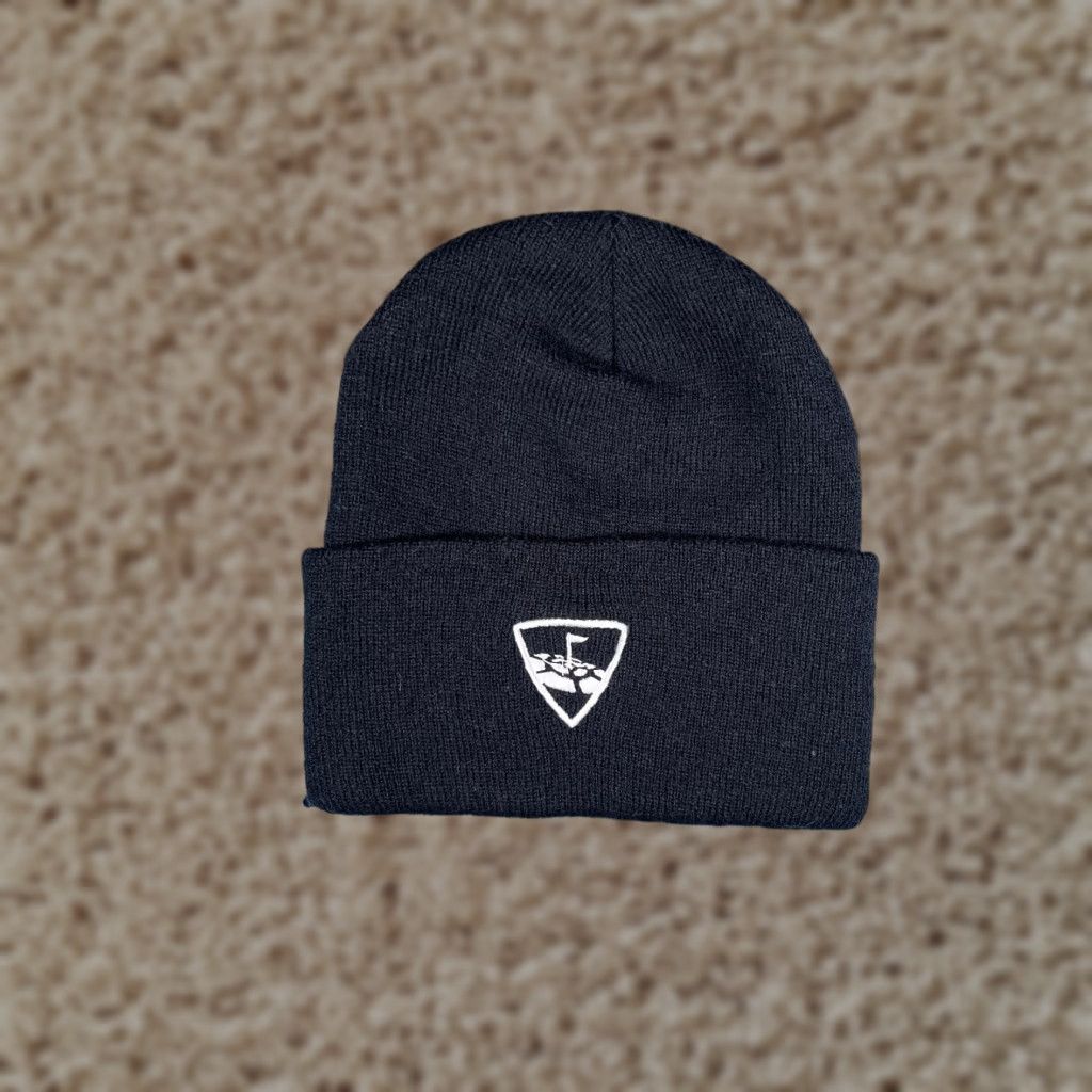 Vintage Yupoong Beanie Top Golf Adult One Size Black 100% Acrylic Knit Embroidered Hat/Cap Mens Winter Outdoor Ski Logo Size US M / EU 48-50 / 2 - 1 Thumbnail