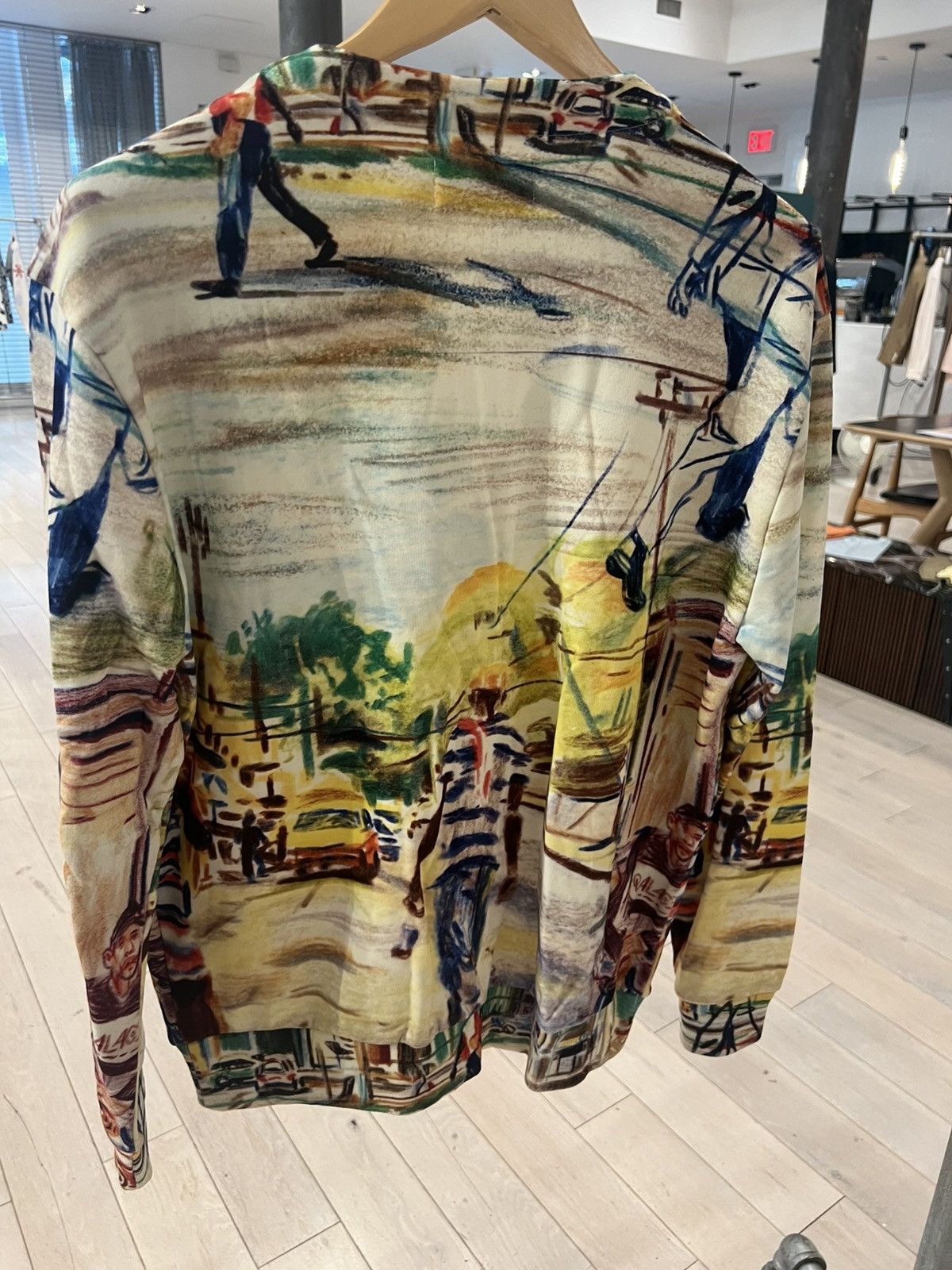 Palace PALACE V NECK WATERCOLOR BUTTON UP CARDIGAN SIZE M Size US M / EU 48-50 / 2 - 2 Thumbnail