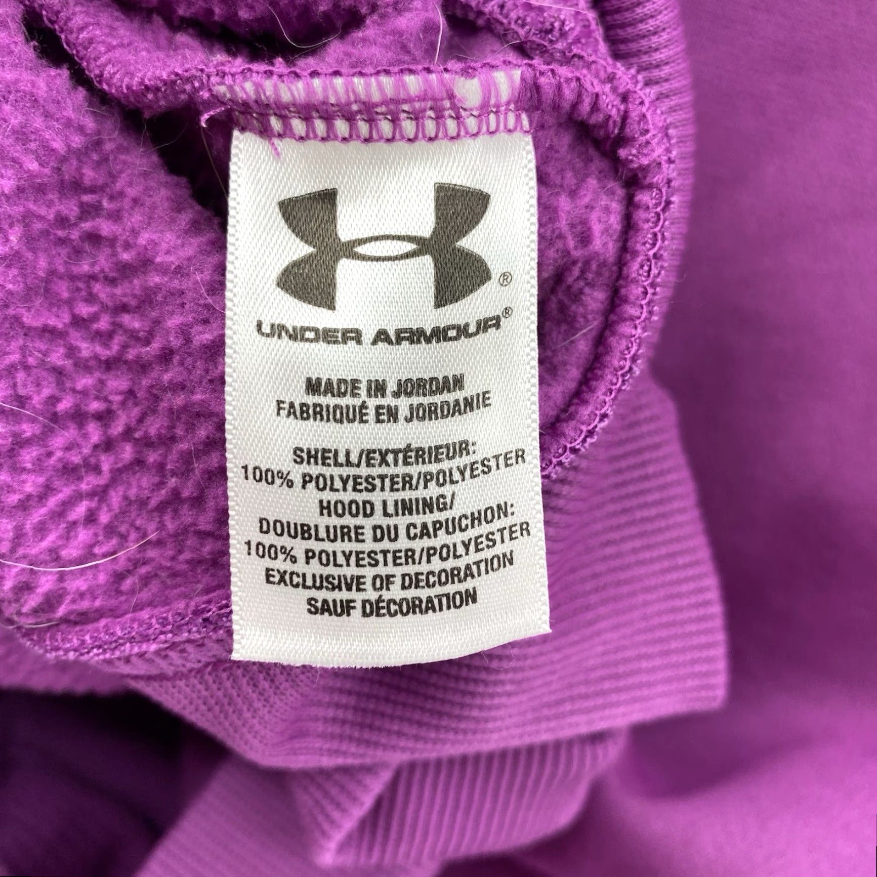 Under Armour Under Armour Storm Jacket Womens Large Pink Hoodie Full Zip Fleece Sportswear Size L / US 10 / IT 46 - 5 Thumbnail