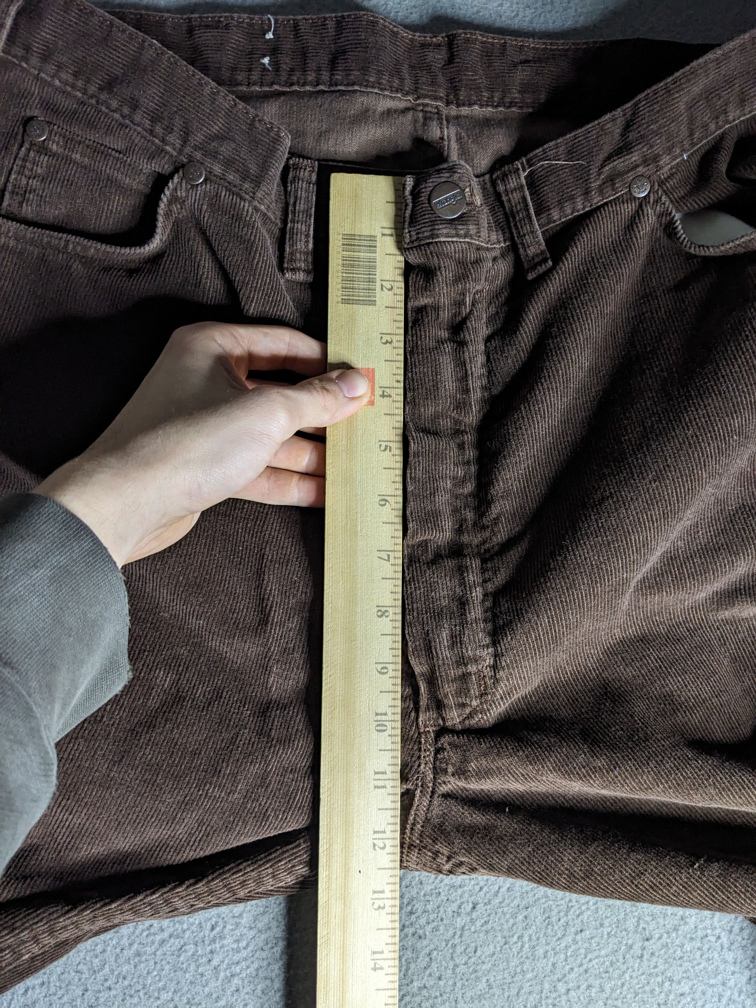 Wrangler VTG 80s Wrangler Corduroy Pants 40x35 Western Leather Logo Size US 40 / EU 56 - 12 Thumbnail