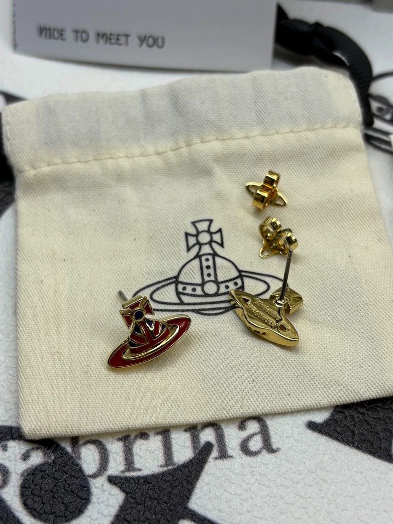 Vivienne Westwood Vivienne Westwood Jack enamel patch British flag Saturn ea Size ONE SIZE - 3 Thumbnail