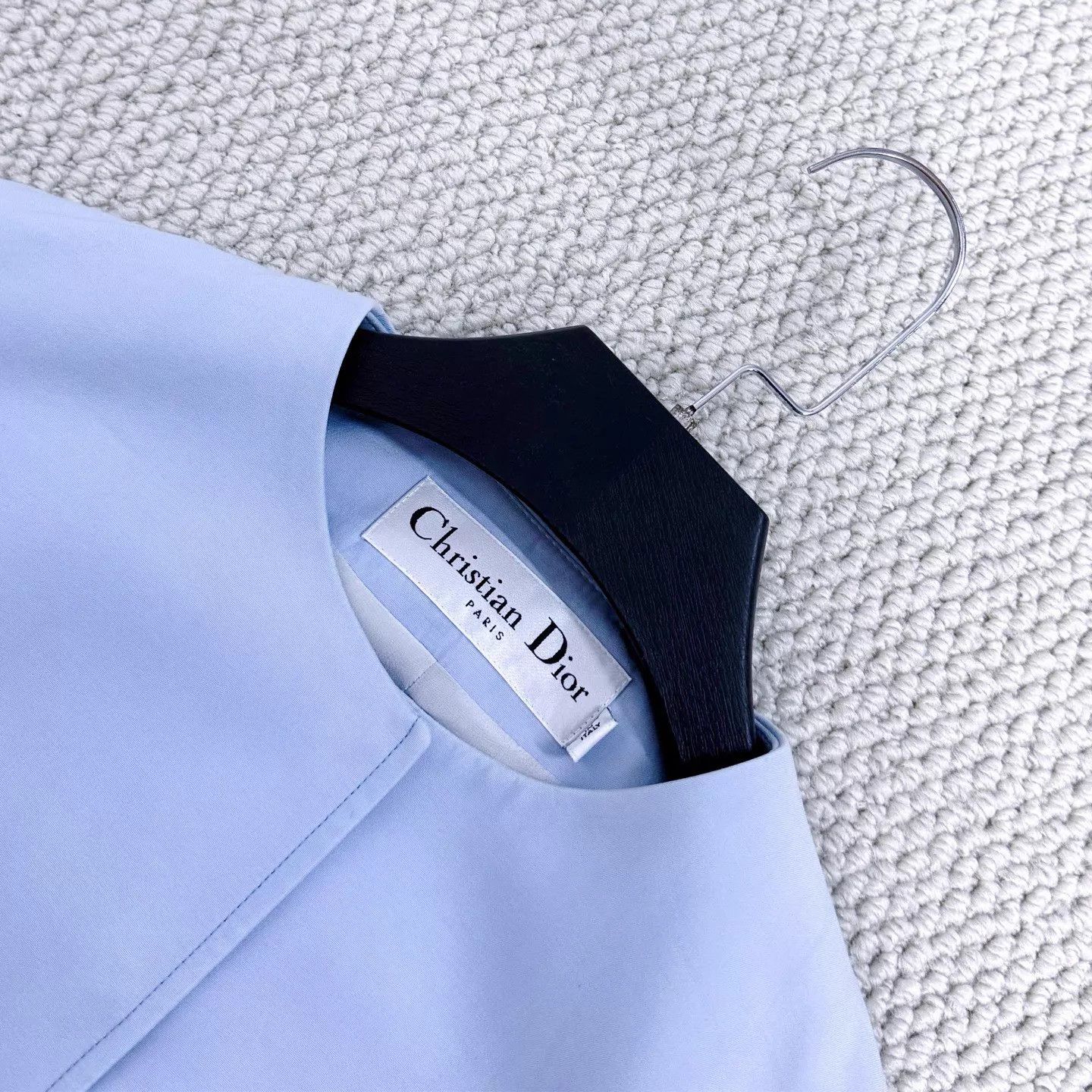 Dior Dior Light Blue Sequin Logo Cropped Women's Jacket Size S / US 4 / IT 40 - 3 Thumbnail