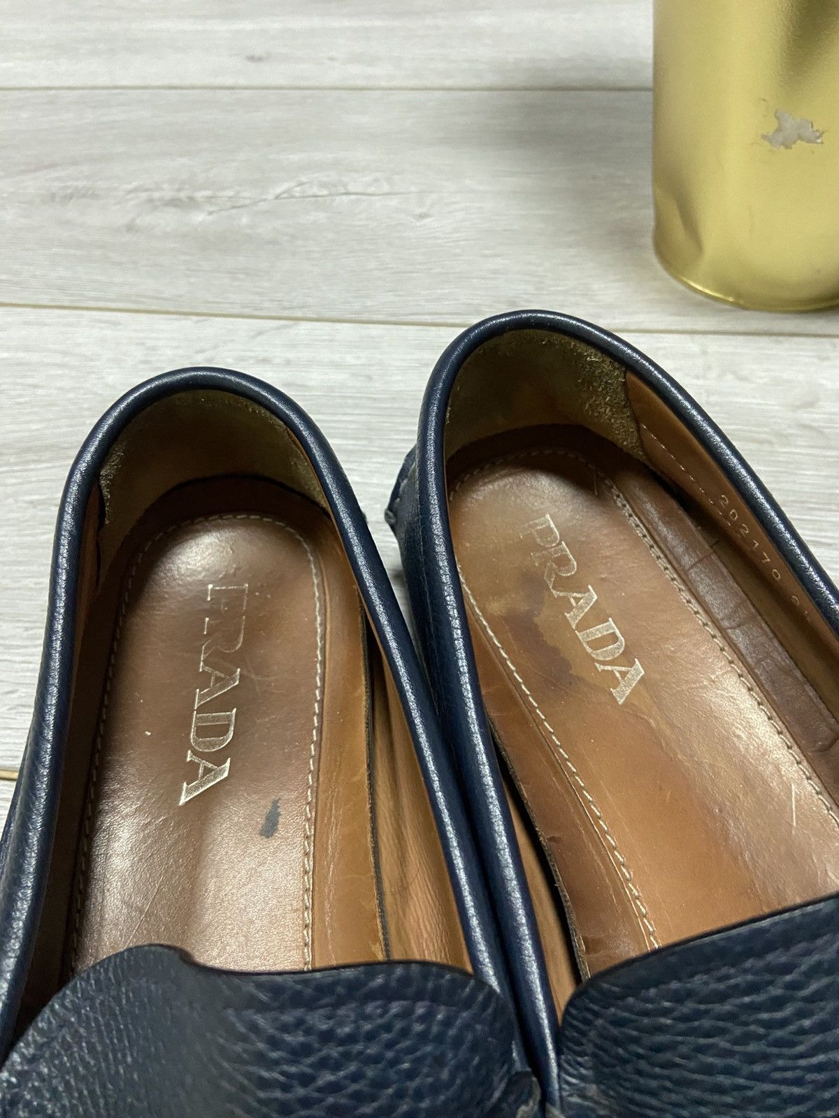 Prada Prada Milano RARE leather vintage sneakers shoes logo Size US 10.5 / EU 43-44 - 11 Thumbnail