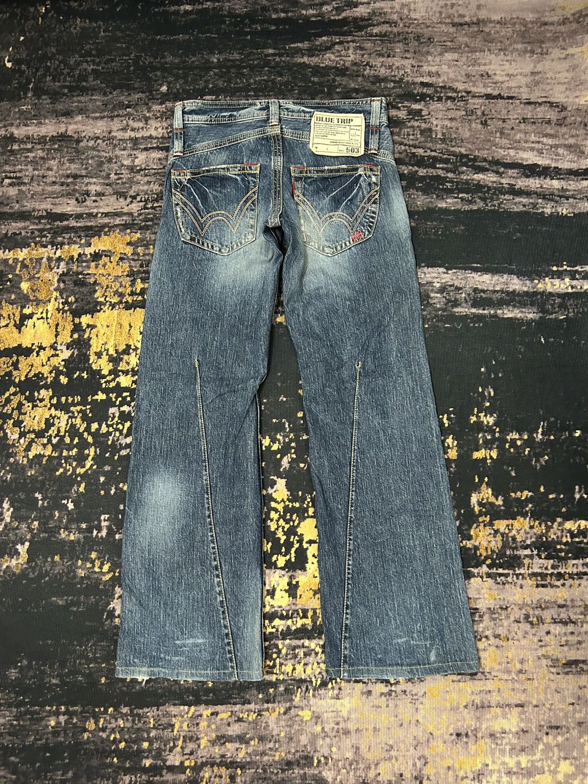 Edwin Vintage Edwin Mud Wash Flare Jeans Size US 28 / EU 44 - 1 Thumbnail