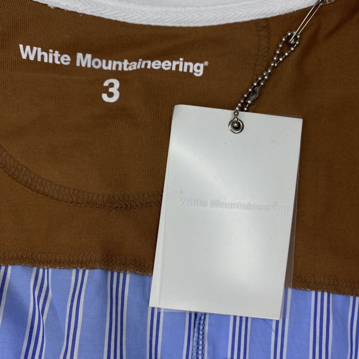White Mountaineering White Mountaineering Striped Contrast Tee Size US L / EU 52-54 / 3 - 6 Thumbnail