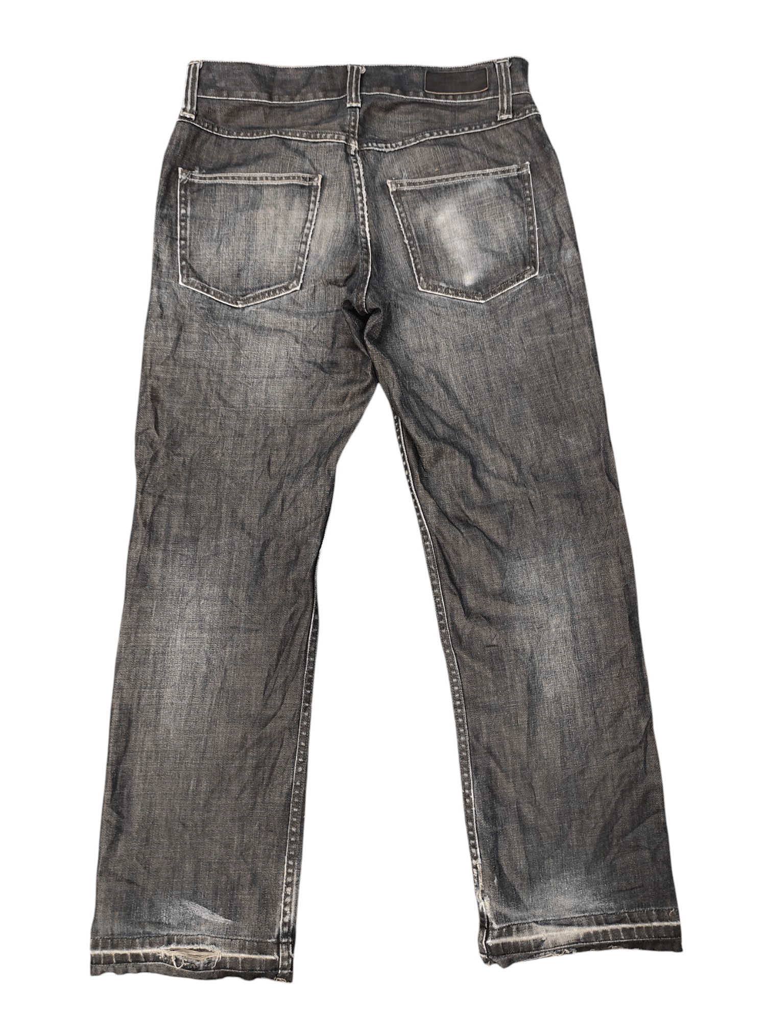 Hysteric Glamour × Undercover Vintage Y2k Back Number Japan Clawmark Distress Faded Jeans Size US 30 / EU 46 - 8 Thumbnail