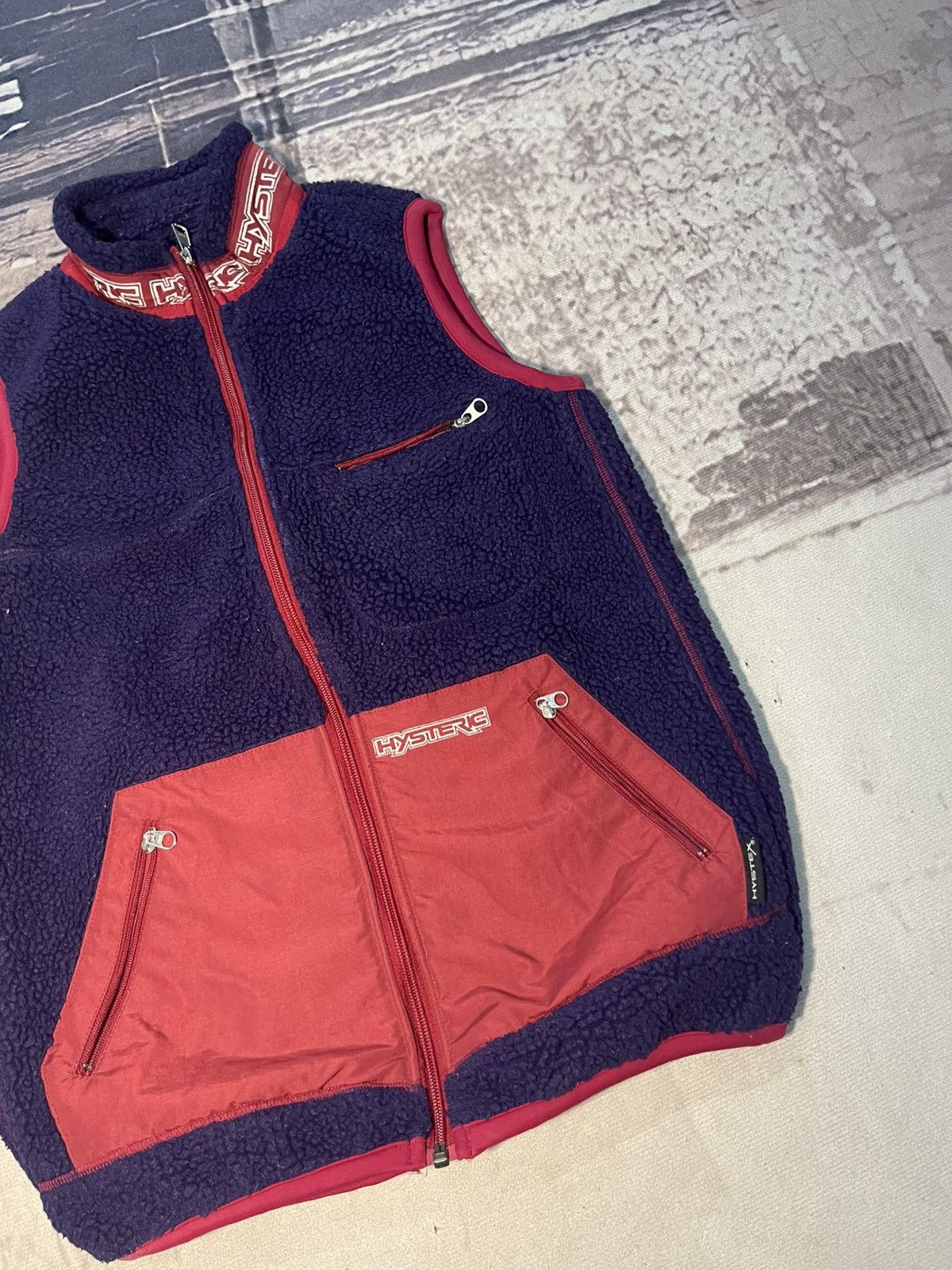 Hysteric Glamour 90s HYSTERIC GLAMOUR POCKET FLEECE VEST Size US S / EU 44-46 / 1 - 4 Thumbnail