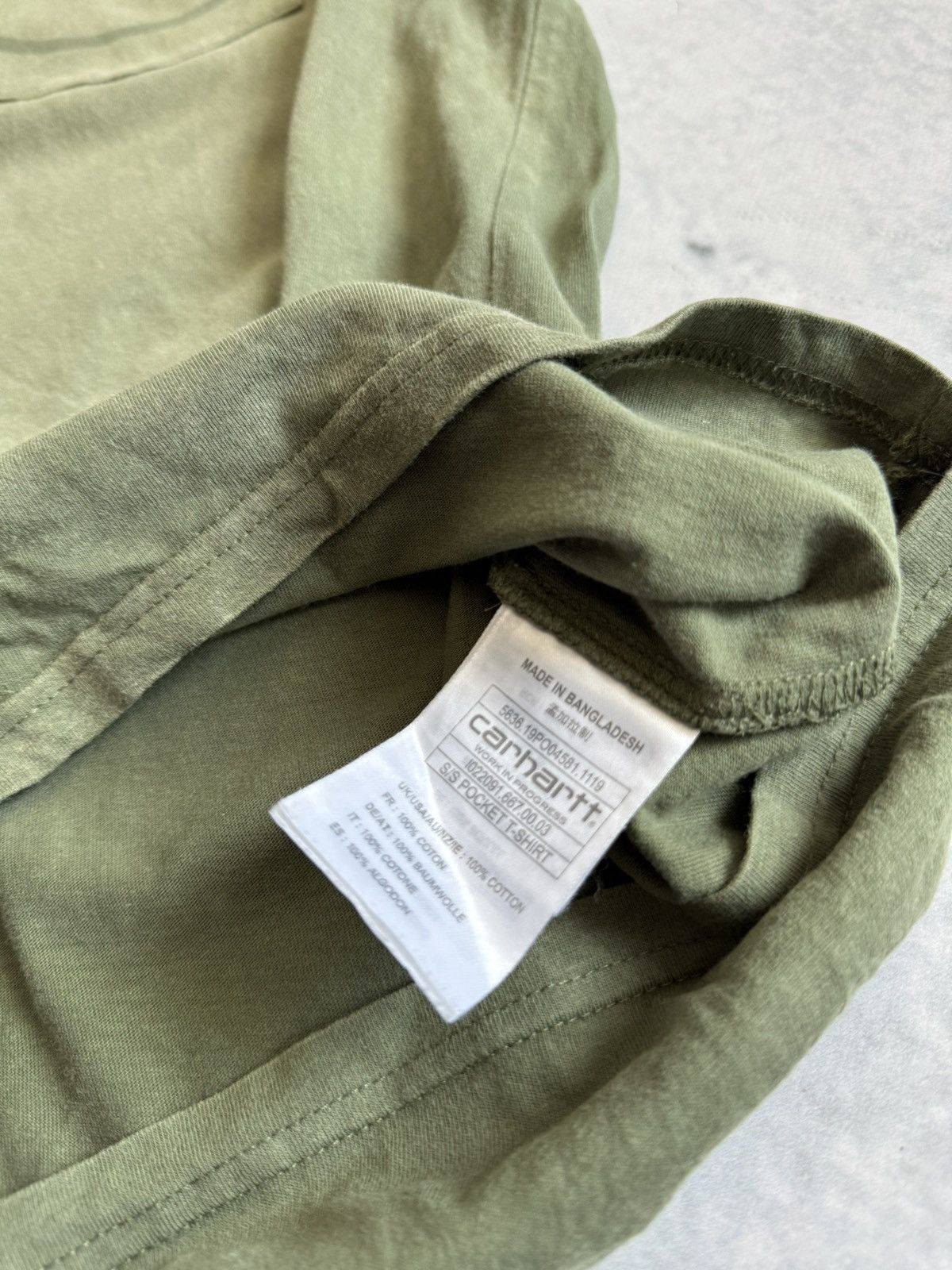 Carhartt × Vintage 😍Awesome Aphex x Carhartt handmade sunfade tee Size US L / EU 52-54 / 3 - 6 Thumbnail