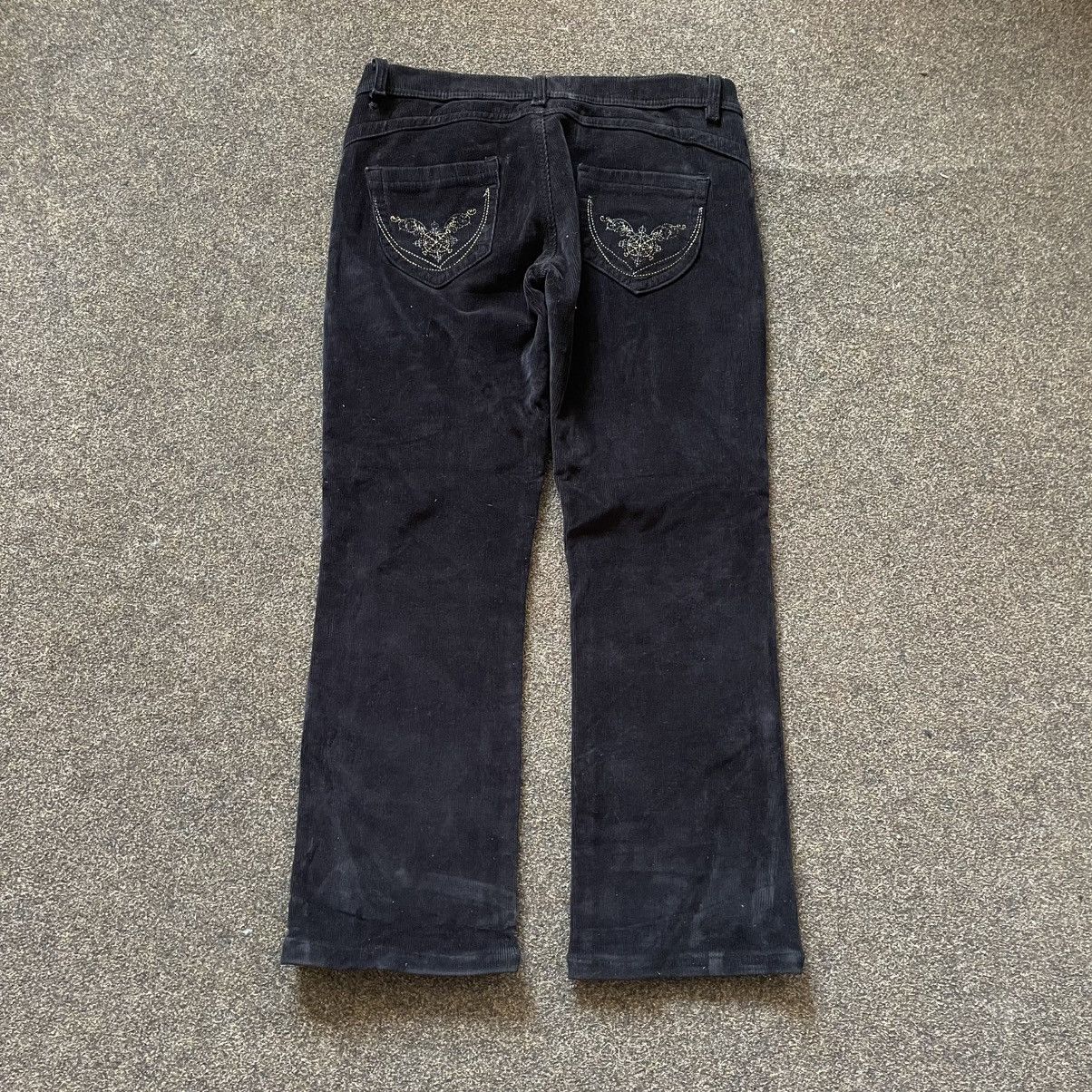 Vintage Vintage 90s Baggy Wide Leg Distressed Jeans Skate Graphic 35 Size 35" - 3 Thumbnail
