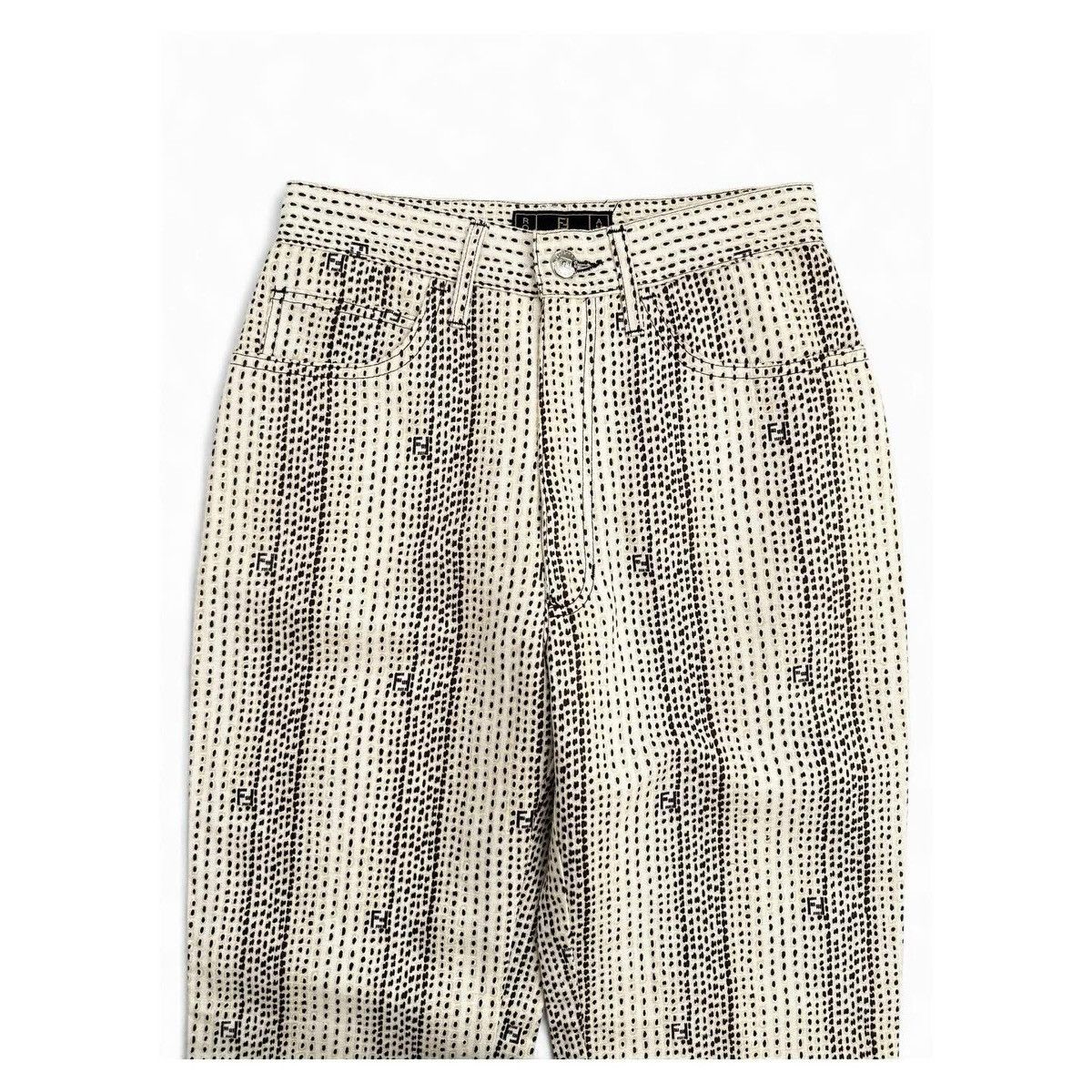Fendi Fendi FF Logo Pants Size 26" / US 2 / IT 38 - 2 Thumbnail