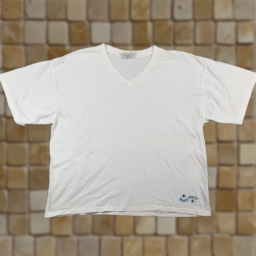 Body Glove VINTAGE Body Glove Cropped T-Shirt Shirt Women's XL White Flower 90s Beach Made in Canada Size XL / US 12-14 / IT 48-50 - 1 Thumbnail